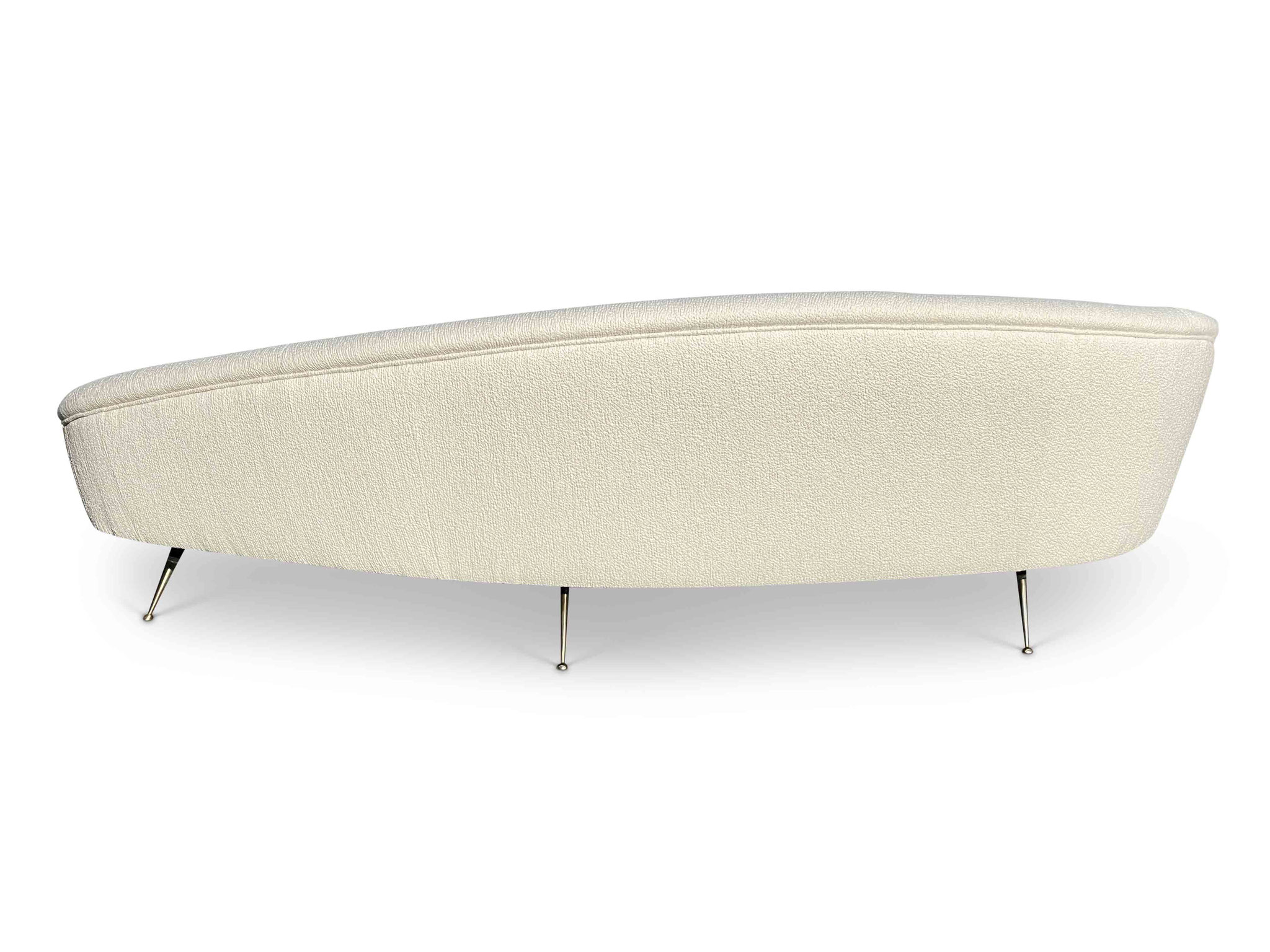 Ico Parisi mid century curved sofa Los Angeles