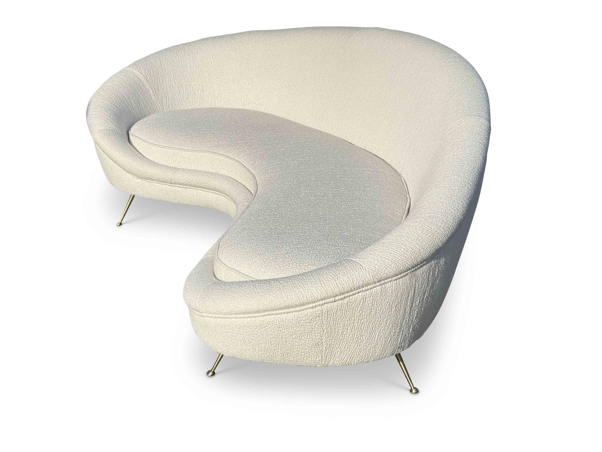 Ico Parisi mid century curved sofa New York