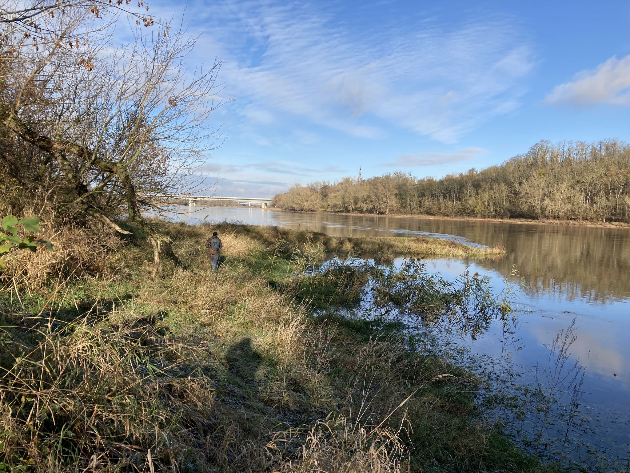 Blick in Richtung A 2-Elbbrücke; Foto: Michael Wetzel
