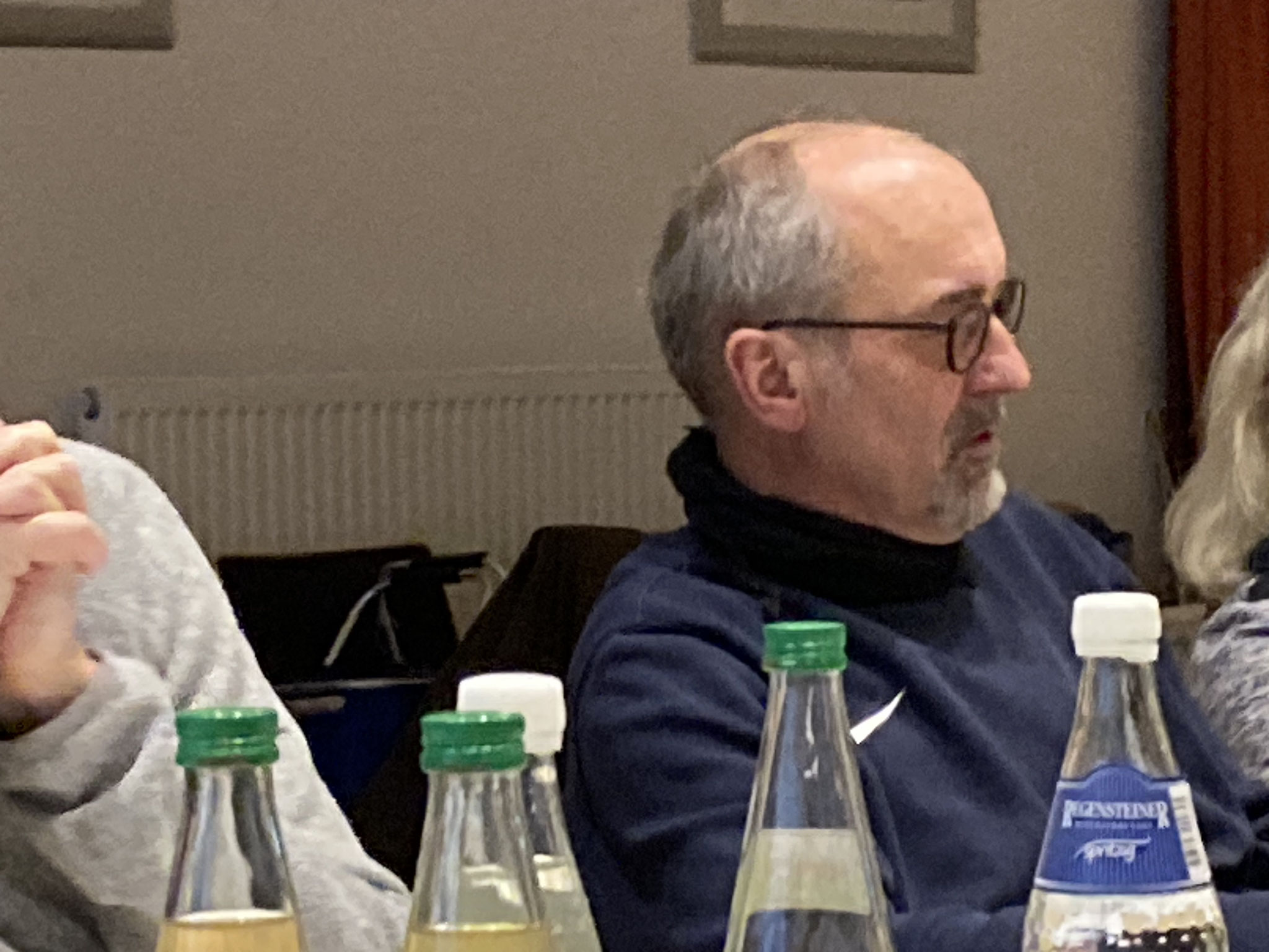 Der alte und neue Vorsitzende Falk Höhne; Foto: Michael Wetzel