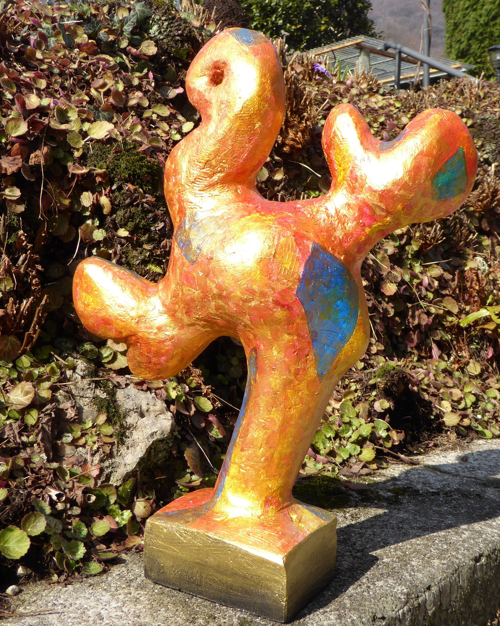 52 cm gesso colorato, retro