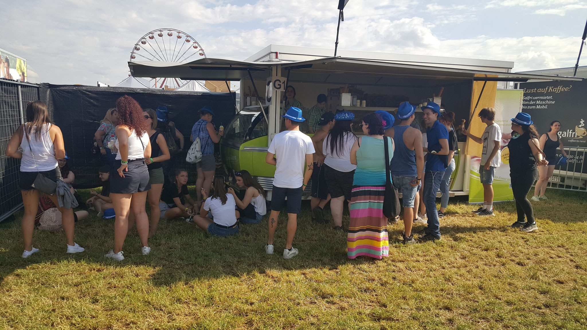 Die Rollende Gelateria am Event