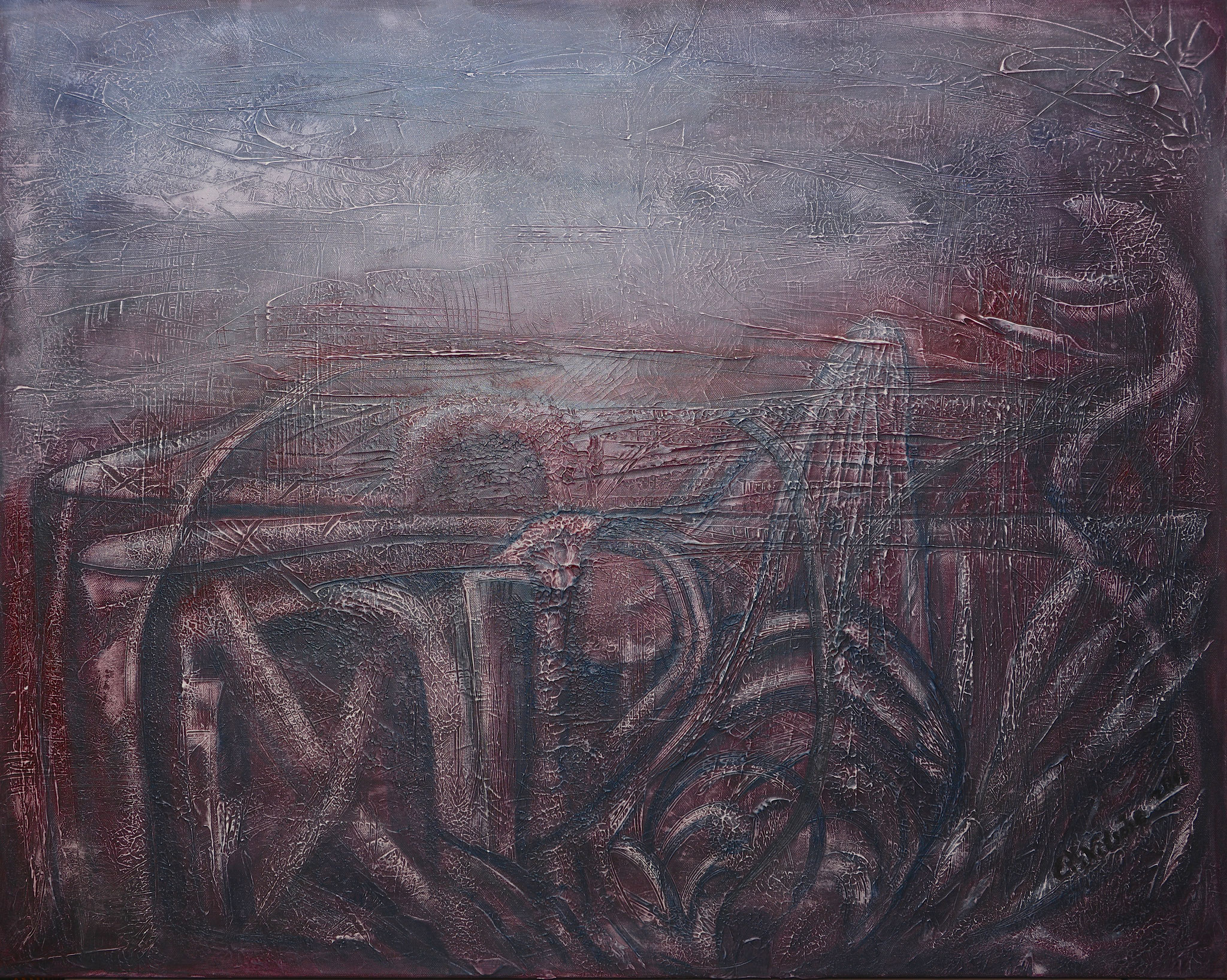 Die versteckte Venus, Acryl auf Leinwand, Mixed Media, 100/80cm, 2016
