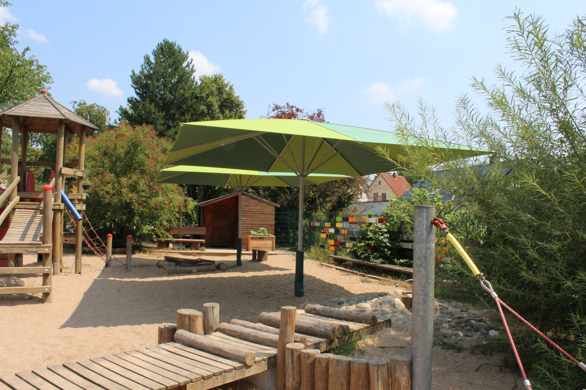 may Sonnenschirme Kindergarten Erlensee - FINK Sonnenschirme may