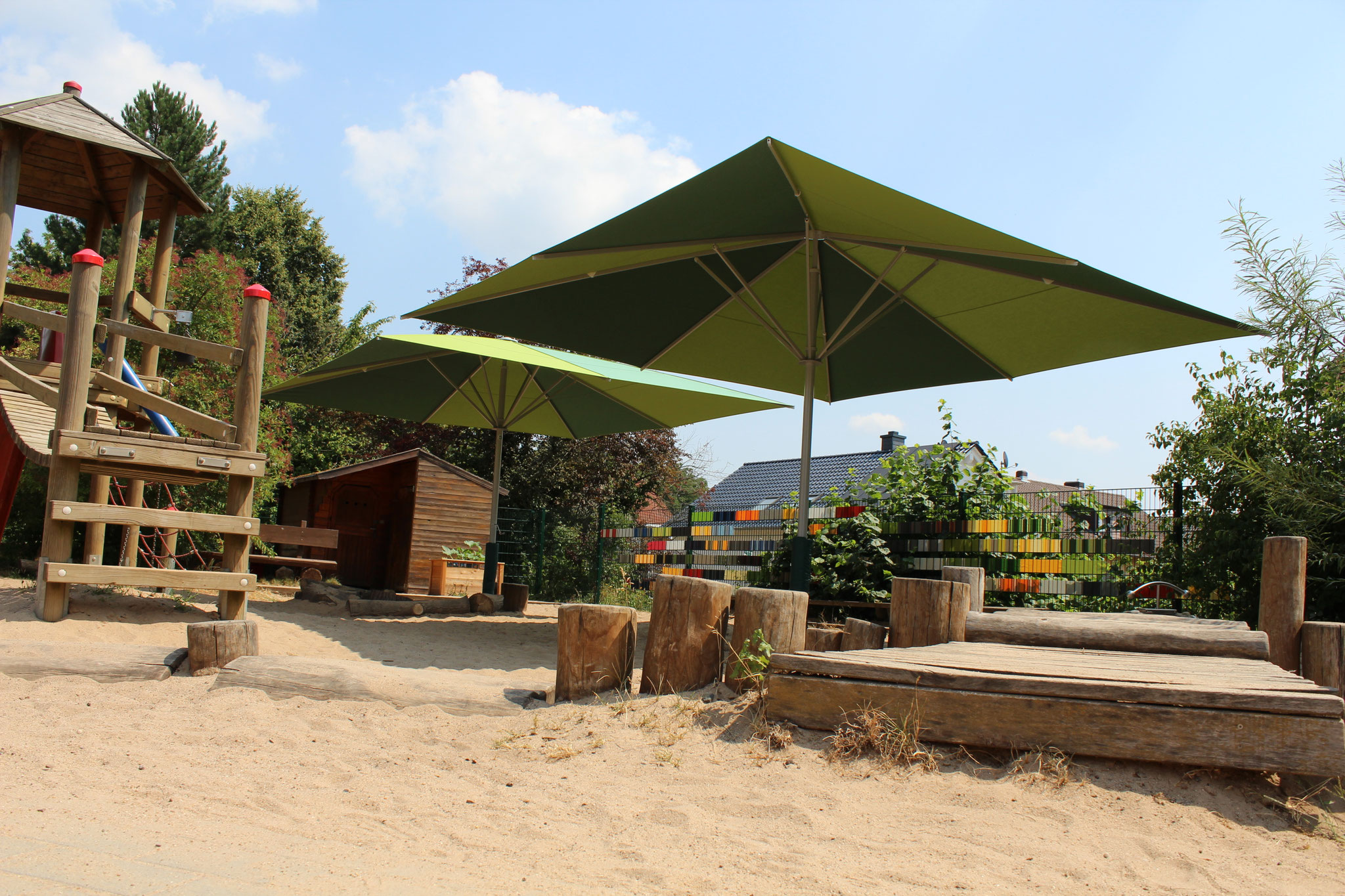 may Sonnenschirme Kindergarten Erlensee - FINK Sonnenschirme may