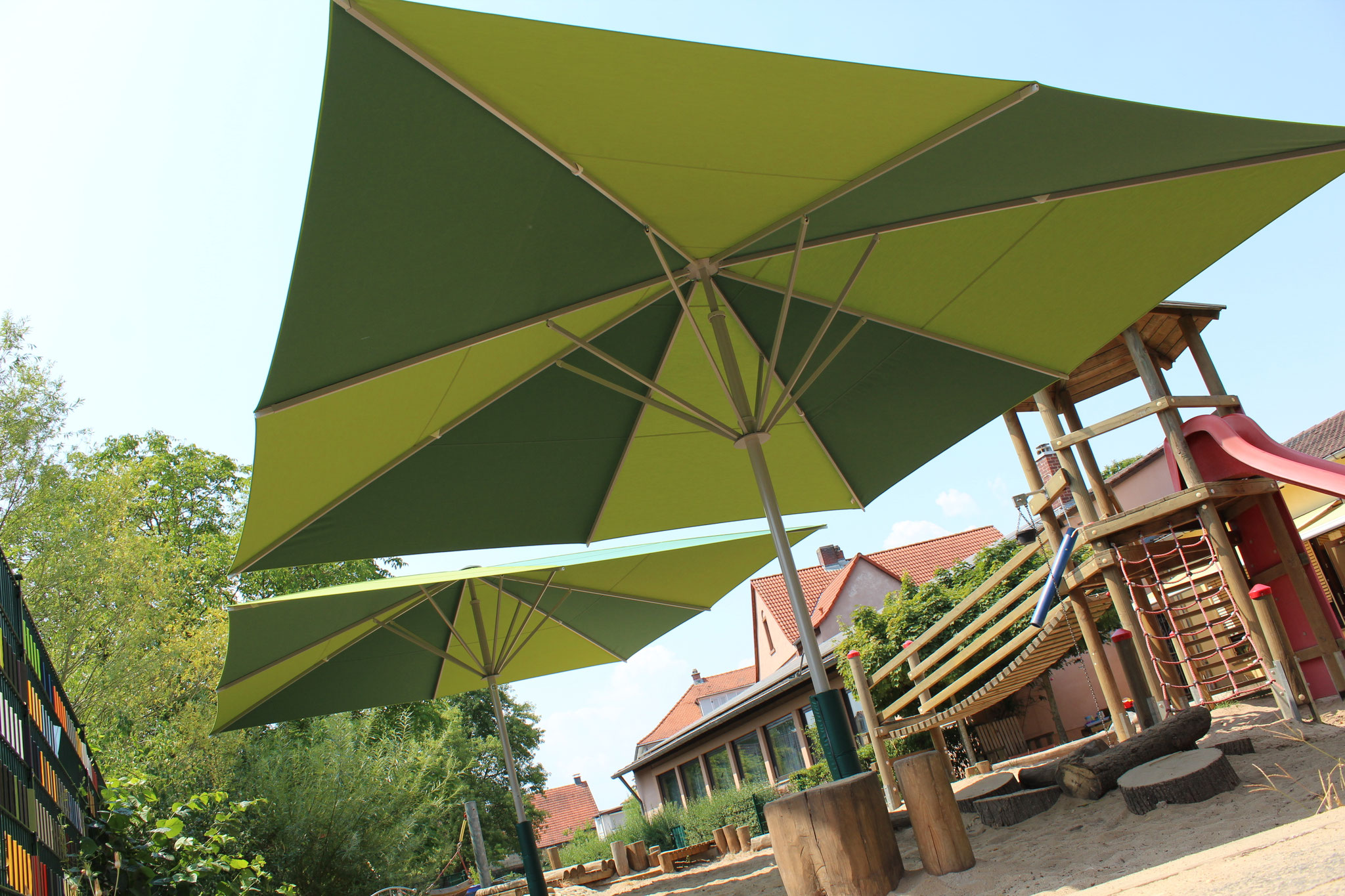 may Sonnenschirme Kindergarten Erlensee FINK Sonnenschirme may