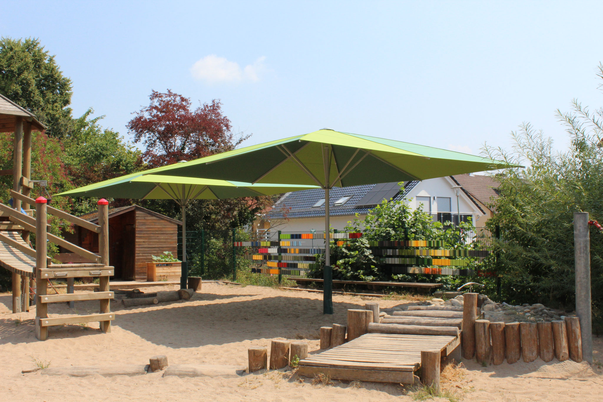 may Sonnenschirme Kindergarten Erlensee - FINK Sonnenschirme may