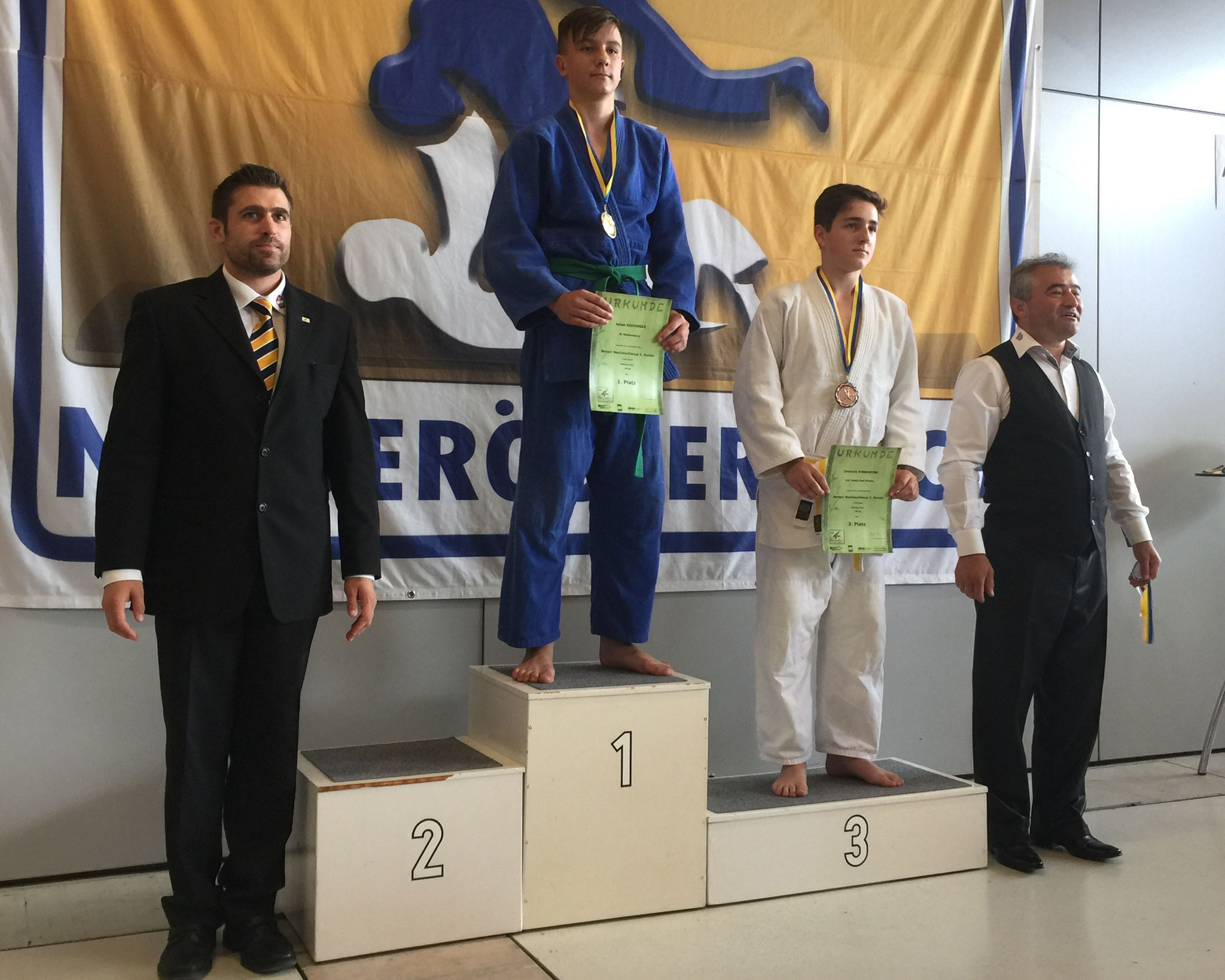 1. Platz und Gold für Julian Riedinger in der U14