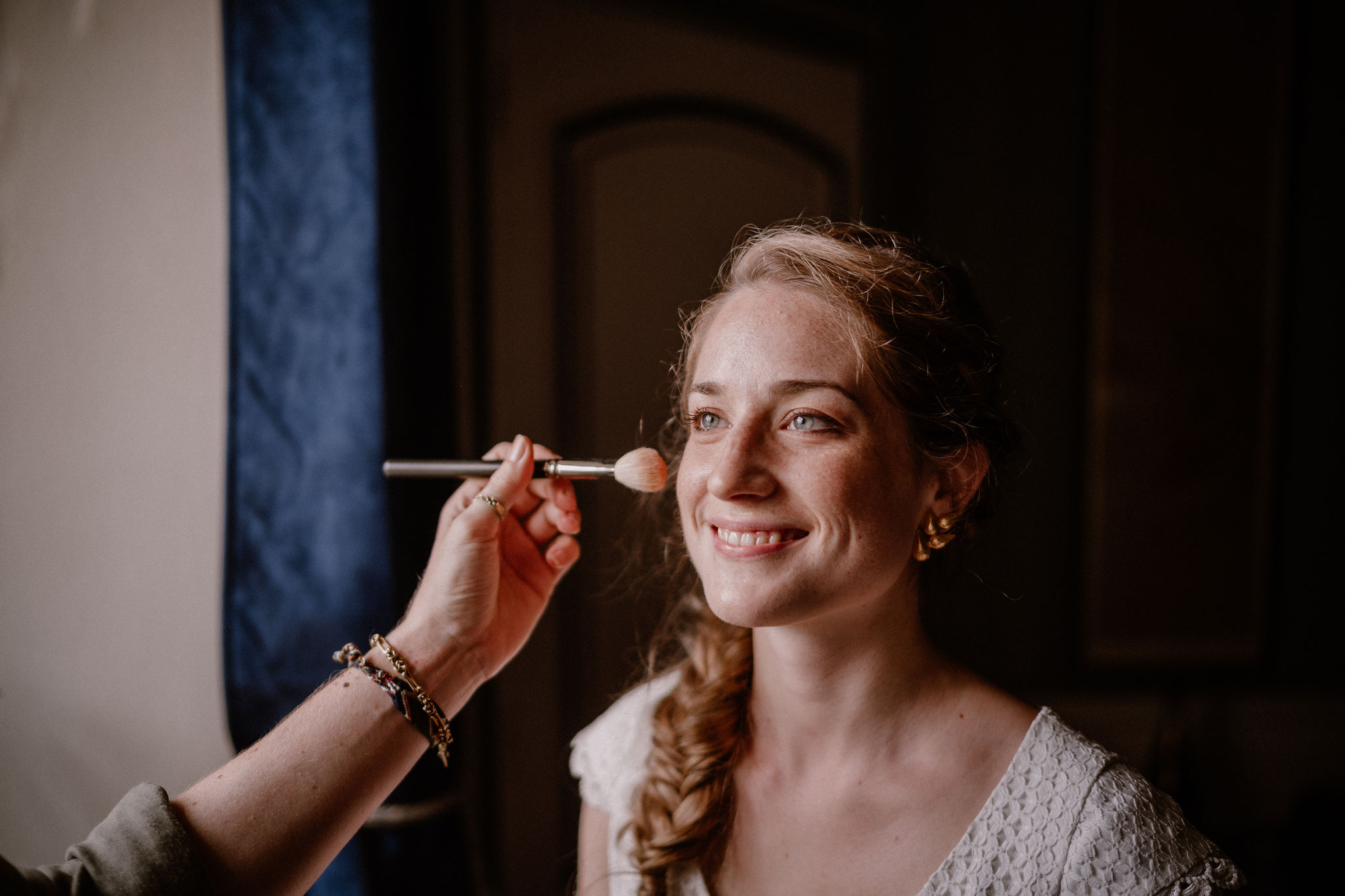 Photographe : deux drôles d'oiseaux / maquillage et coiffure Château d'Ailly