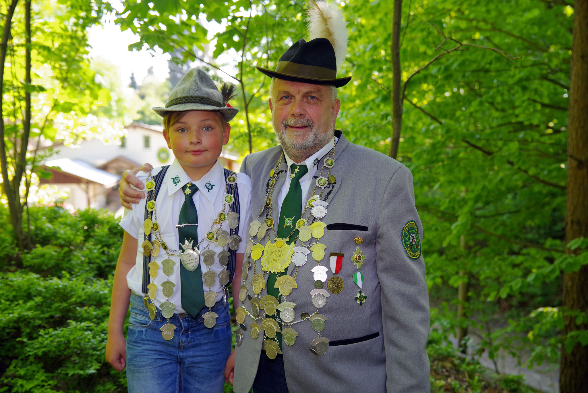 Schützenkönige 2018 Ulli Wohlfahrt und Iven Weber