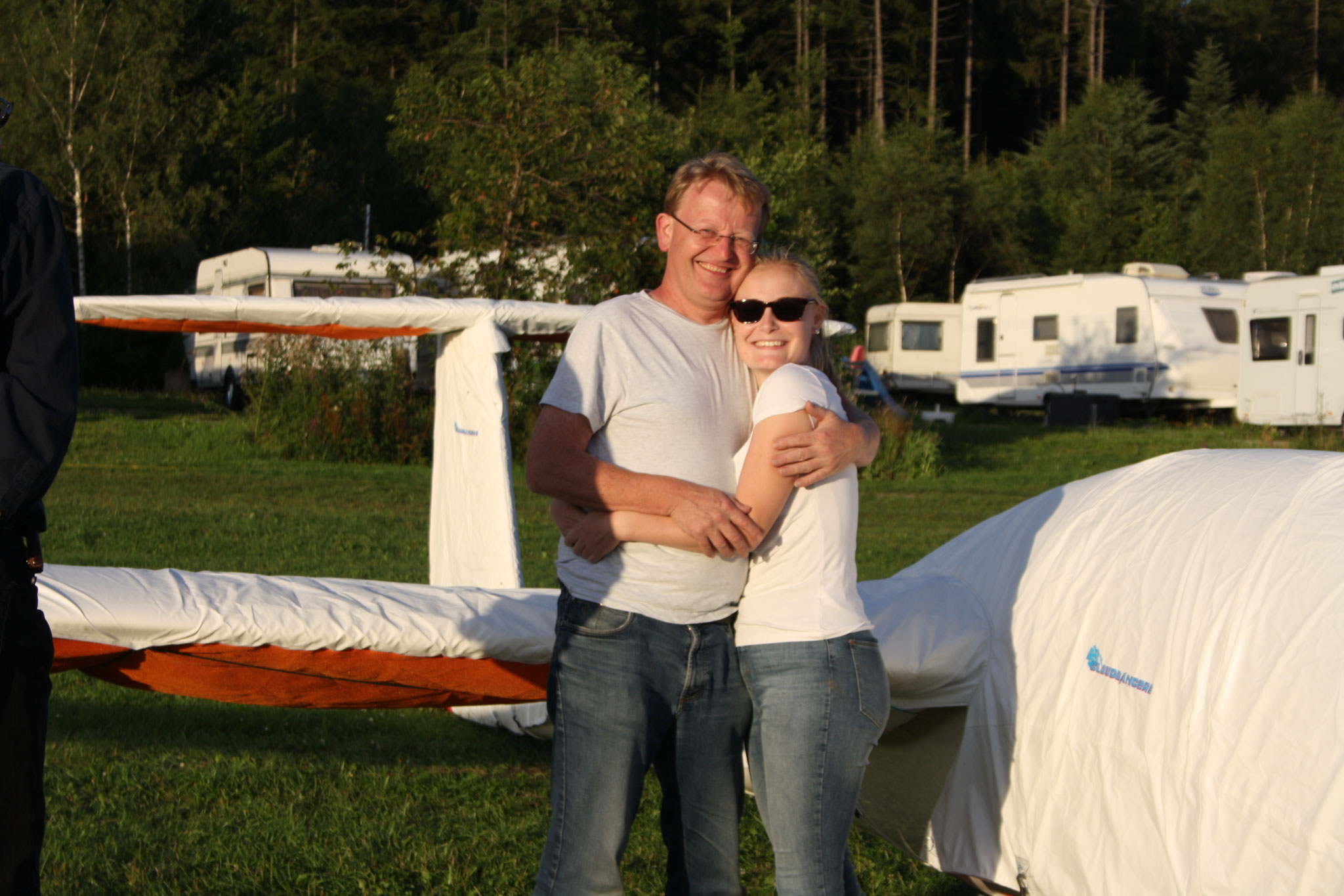 Johannes mit seiner Tochter Julia