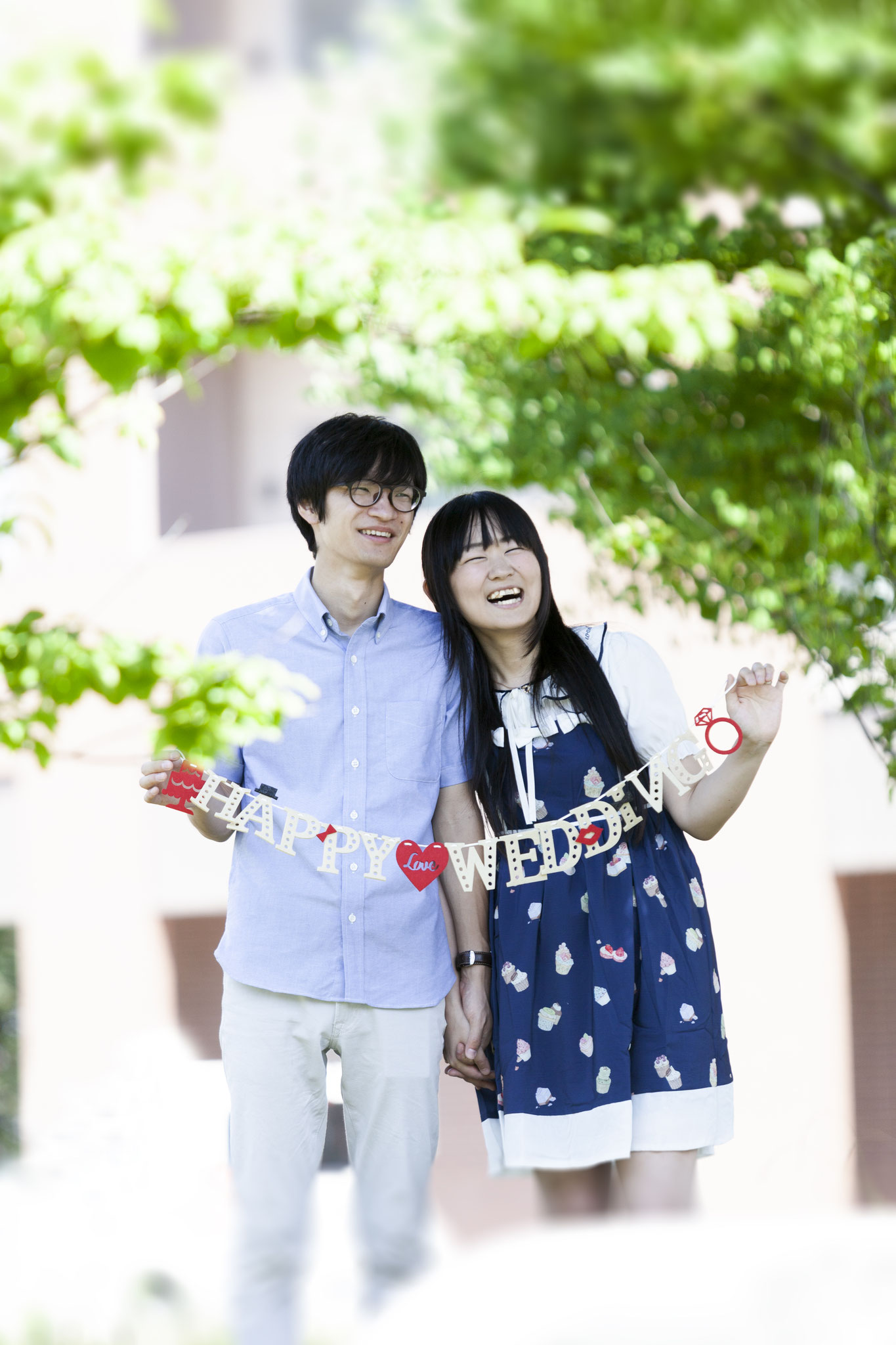 ポートレート　婚礼　ブライダル　カジュアル　フォト