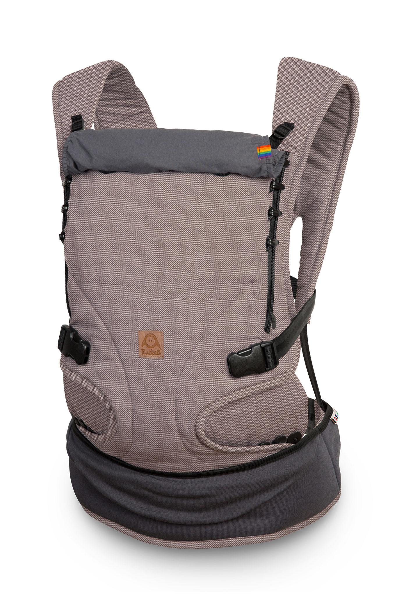 Ruckeli Babytrage in Lovely Beige aus Bio-Baumwolle