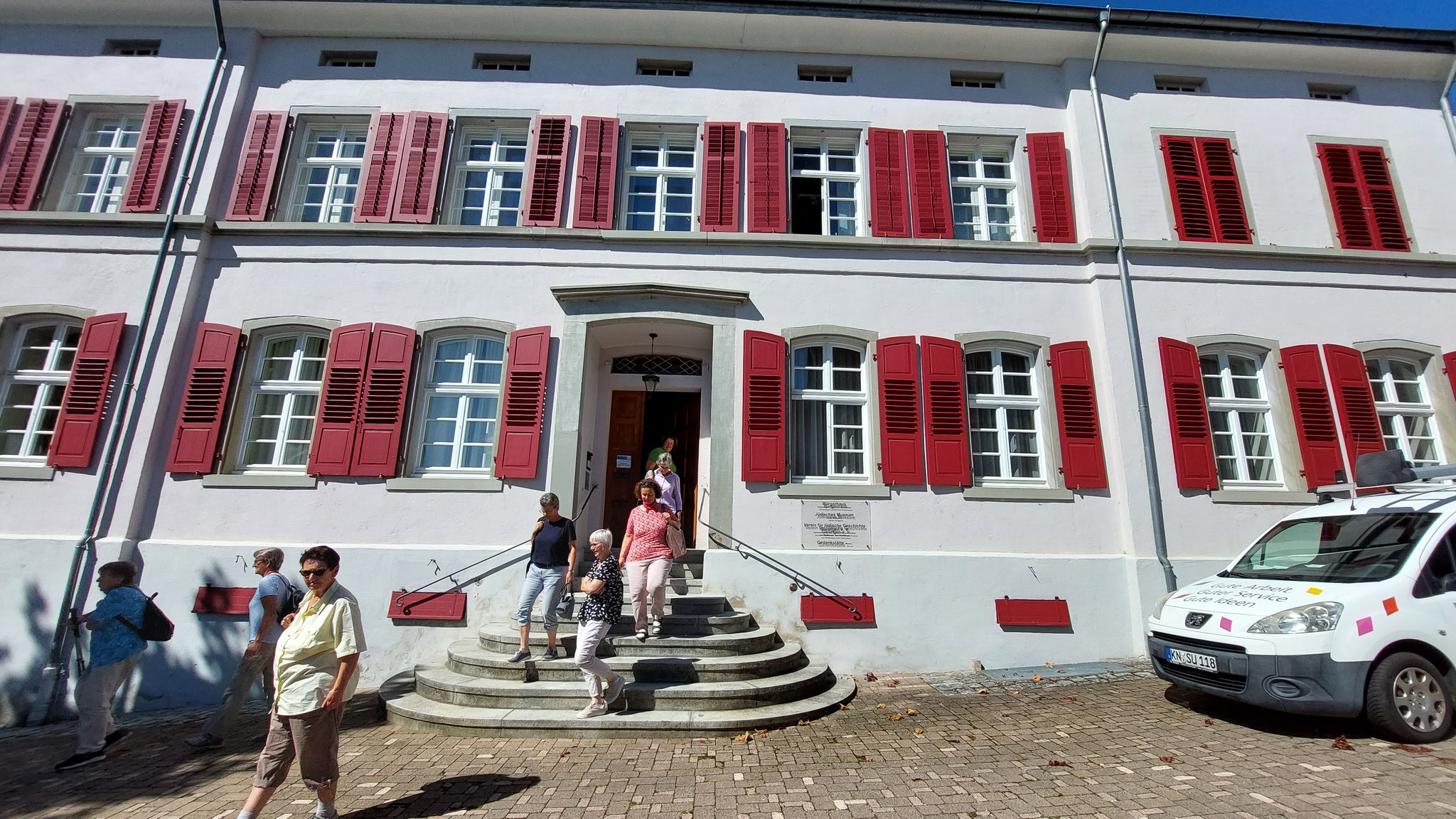 Besuch im jüdischen Museum in Gailingen, dies befindet sich im Bürgerhaus, des ehemaligen jüdischen Schul- und Gemeindehaus