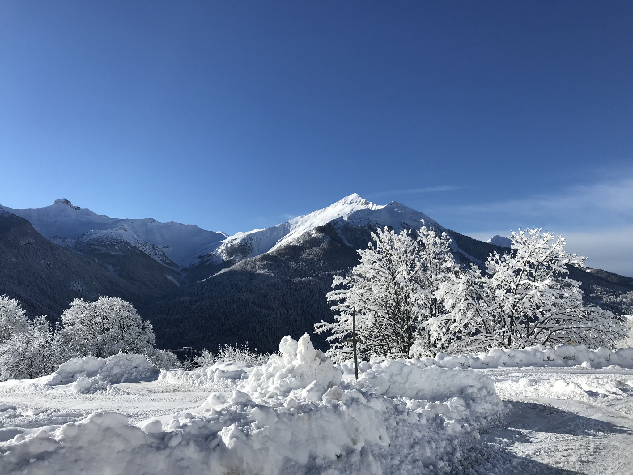 La chute de neige est terminée!