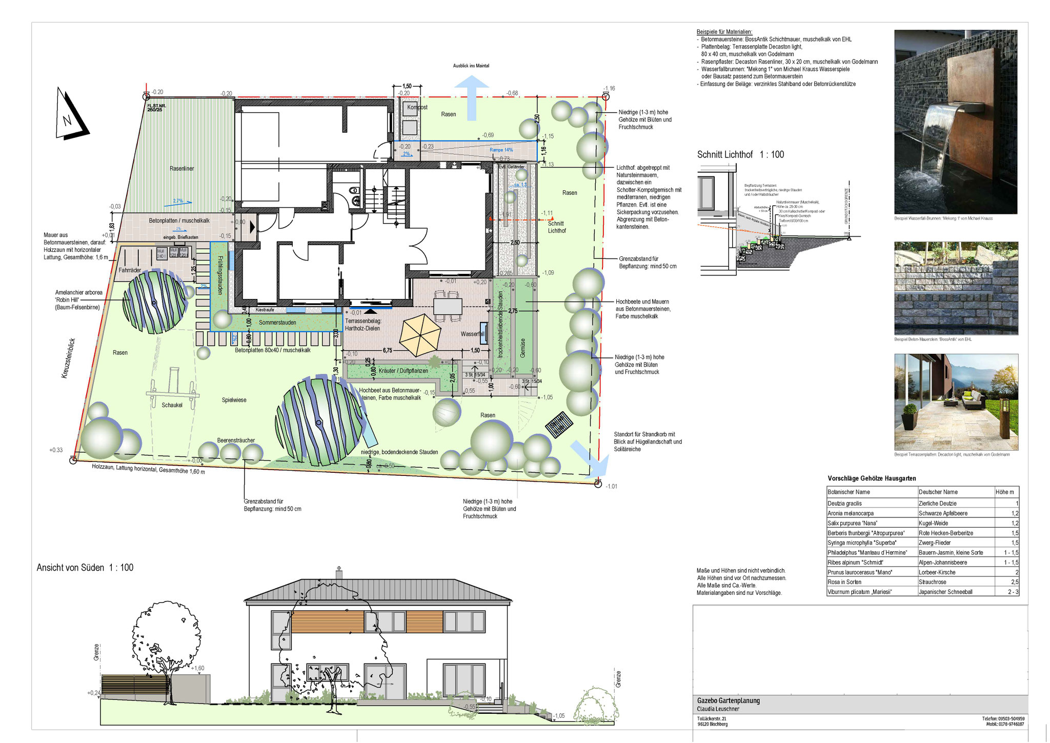 Hausgartenplanung