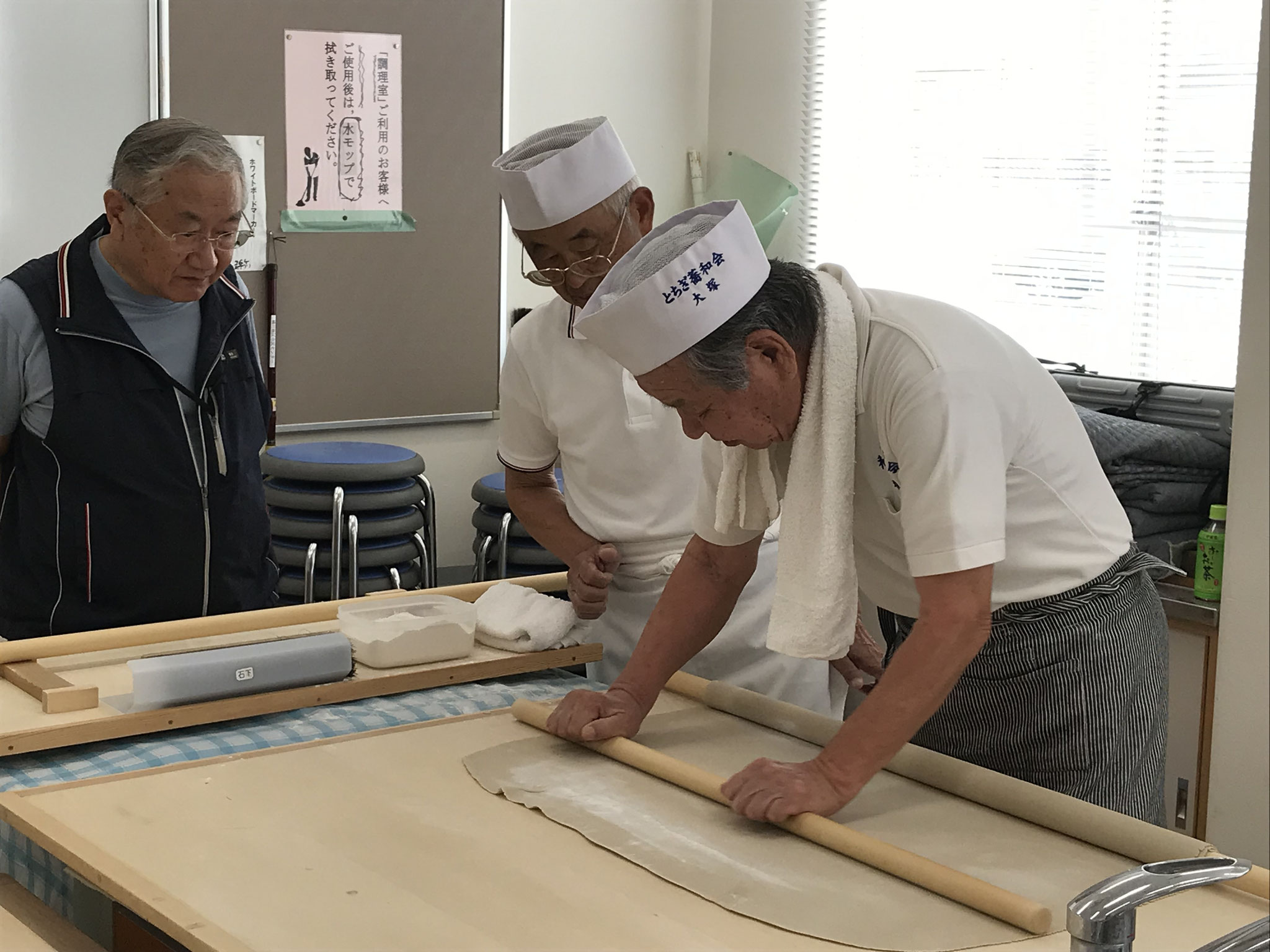 新規入会予定の田口さん(左)です　みなさんよろしく