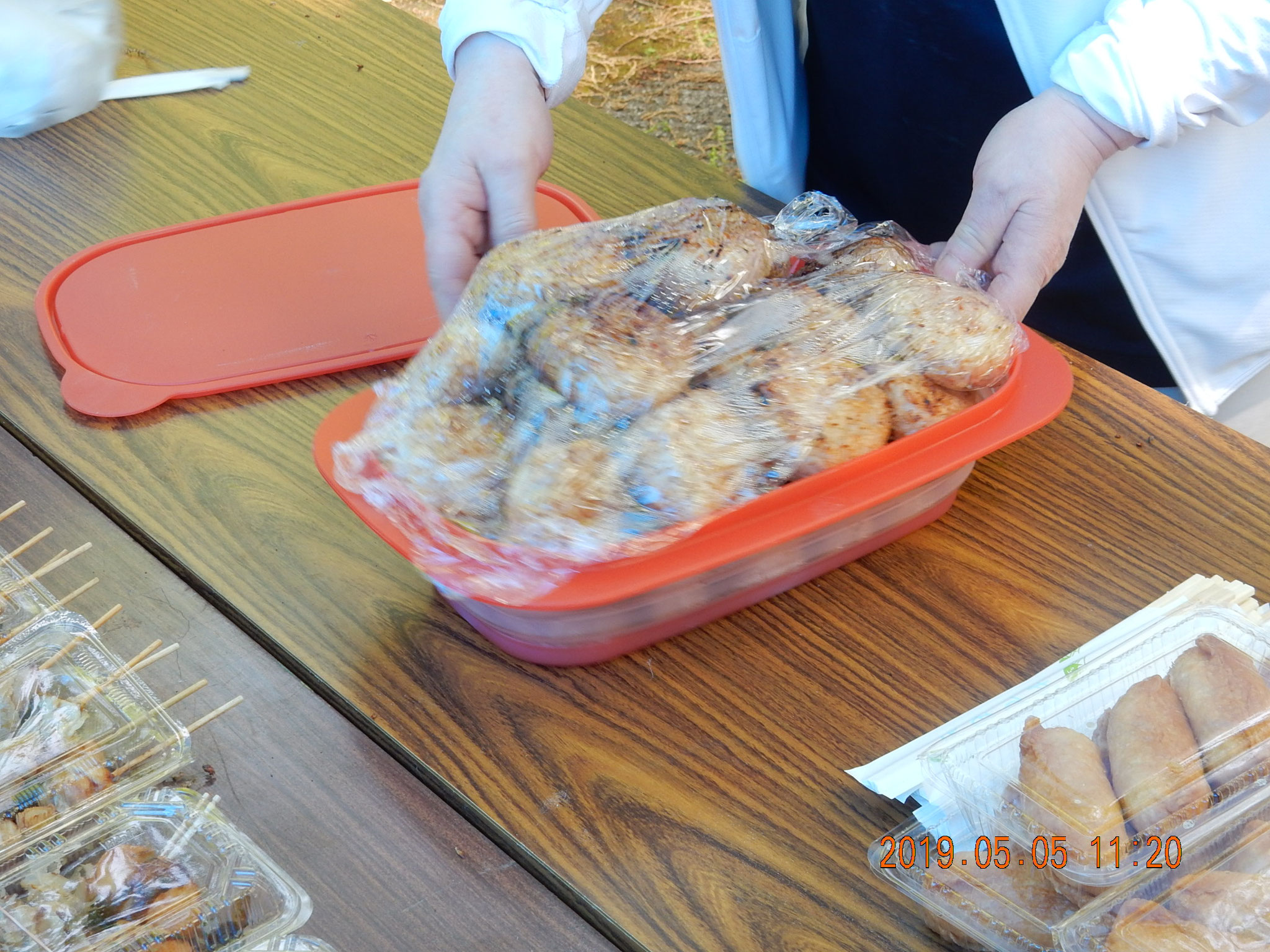 メインディッシュ「焼きおにぎり」美味んっまい