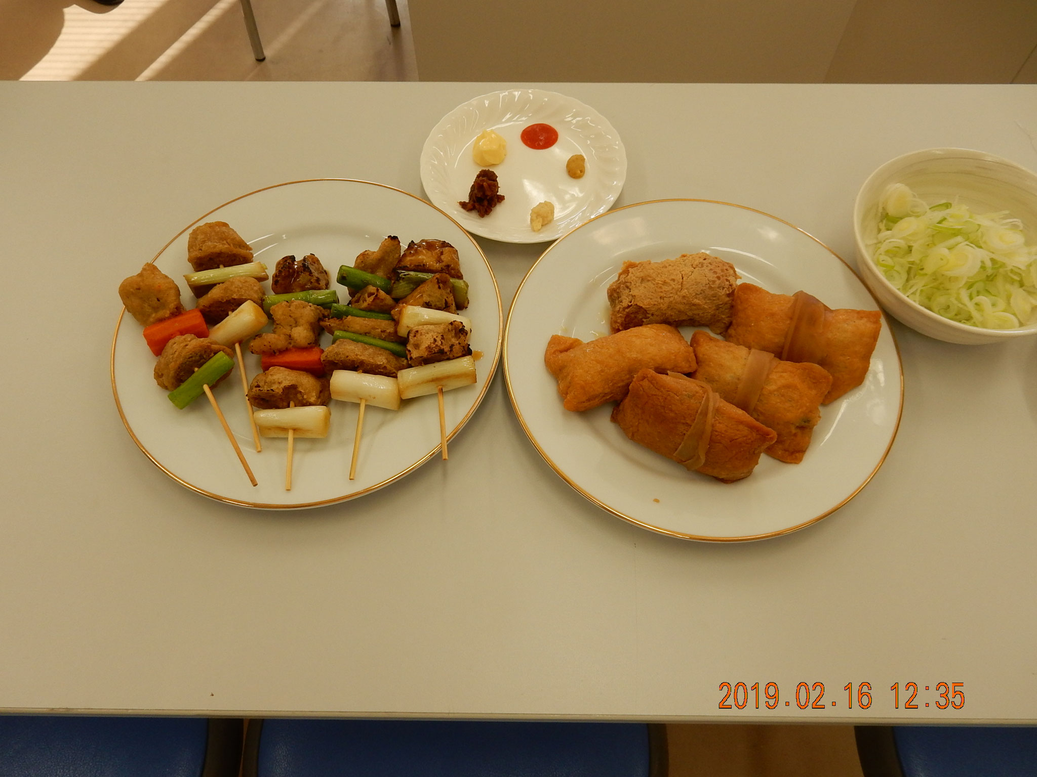 作ってきていただいた差し入れです　ヘルシーかつオイシーです