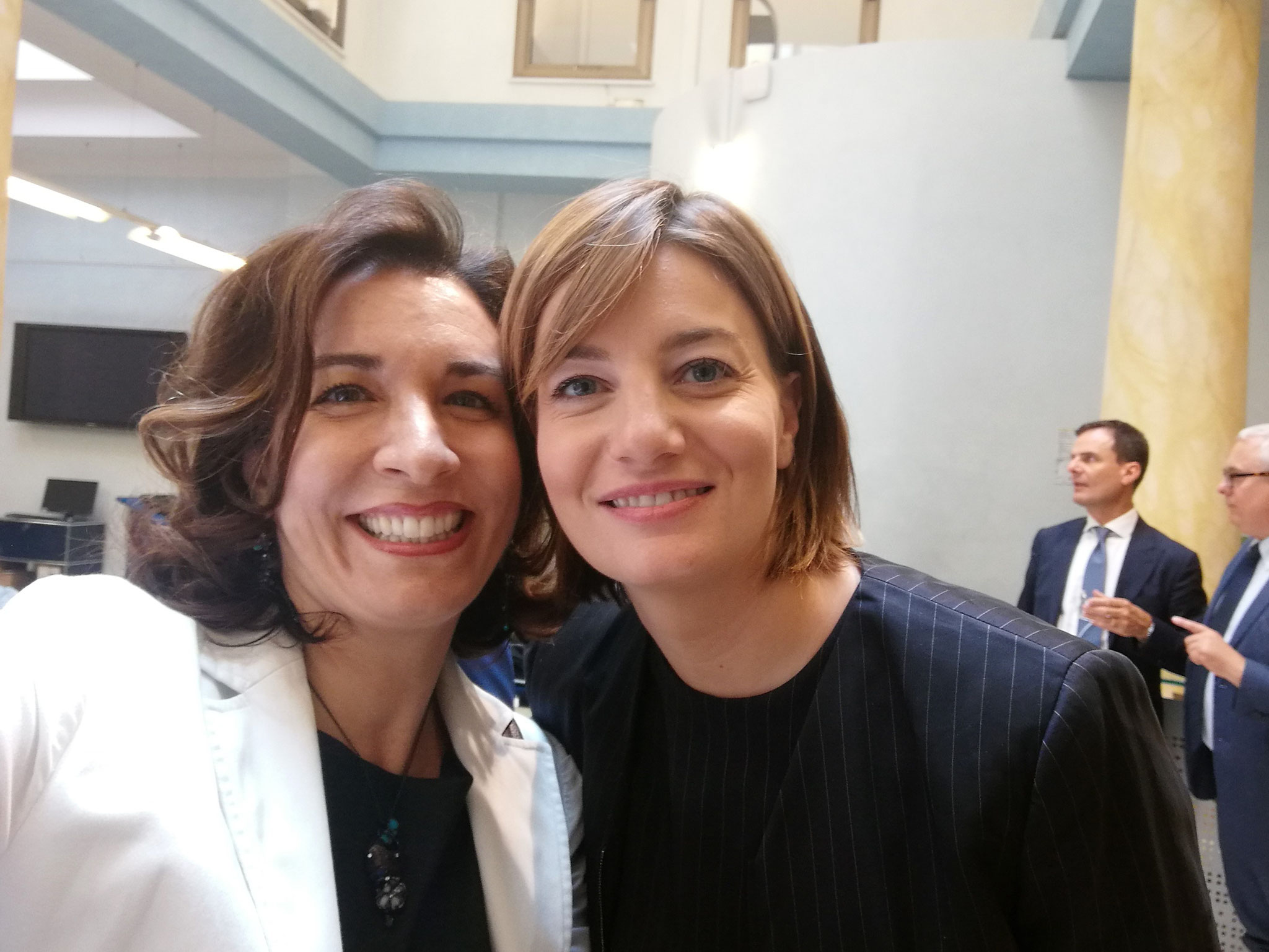EN/IT chuchotage at the International Workshop "Smart Work Better Life" with the Euro Parliamentarian Lara Comi in Rome, 8 June 2017