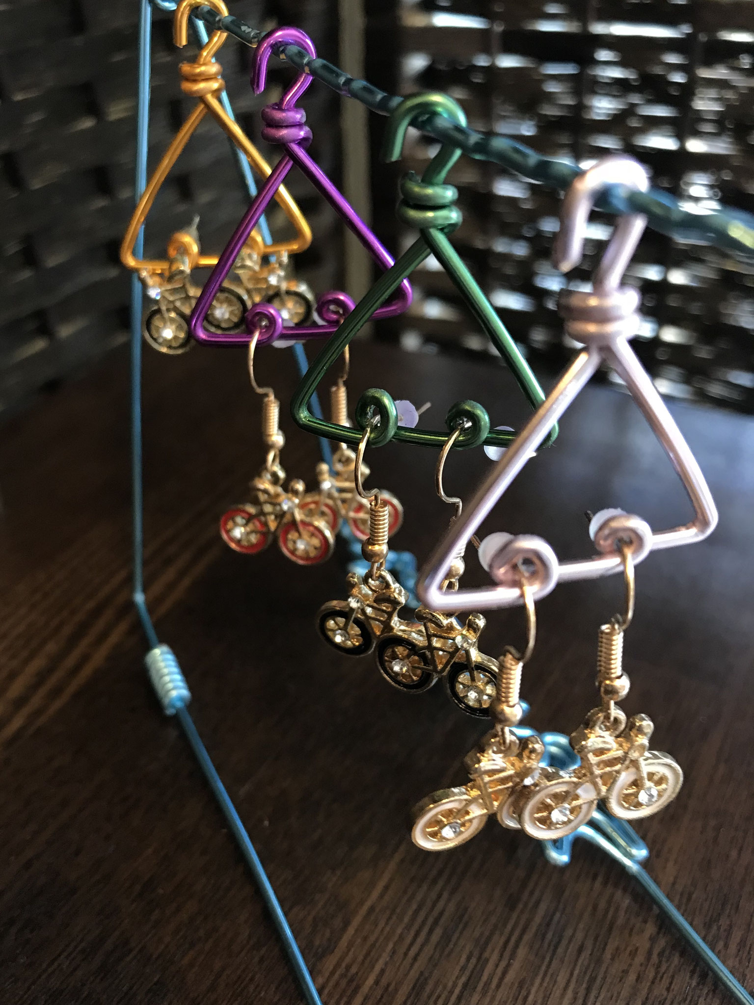 ワイヤーアート 自転車 針金自転車 Happybicycle