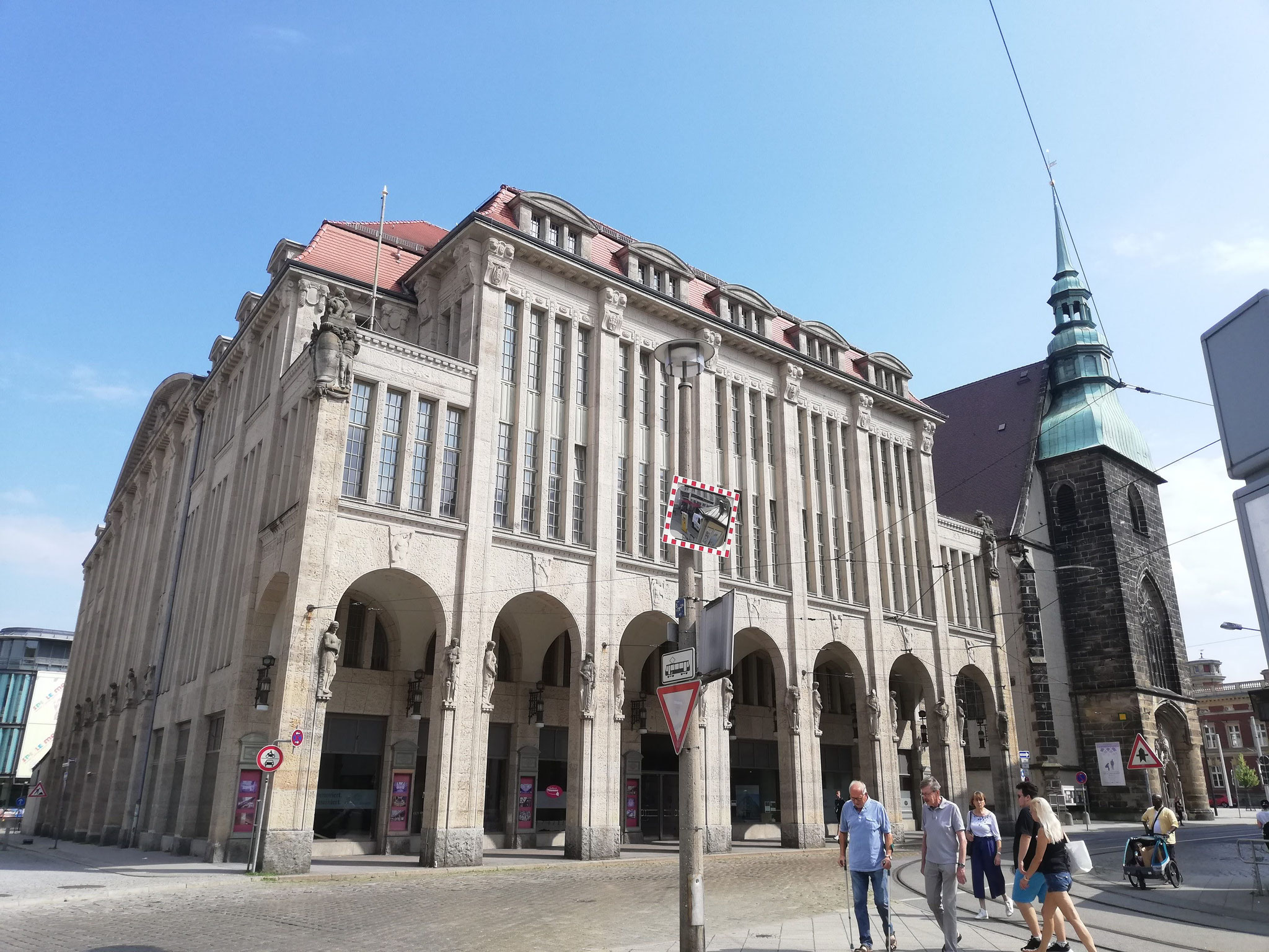 das ehemalige Kaufhaus Görlitz, 1913 eröffnet und seit 2009 geschlossen