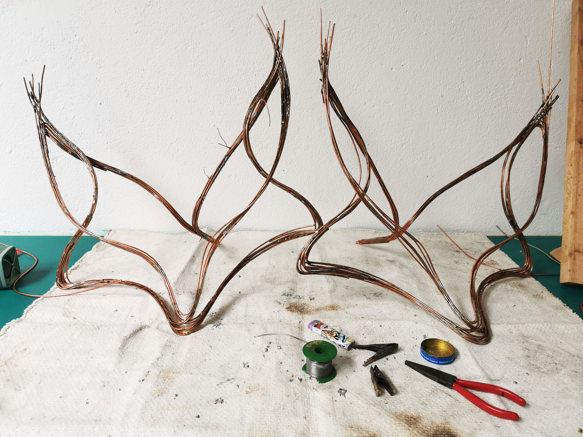 Wildling-Shoes Arbeitsstand dreidimensionale Logos