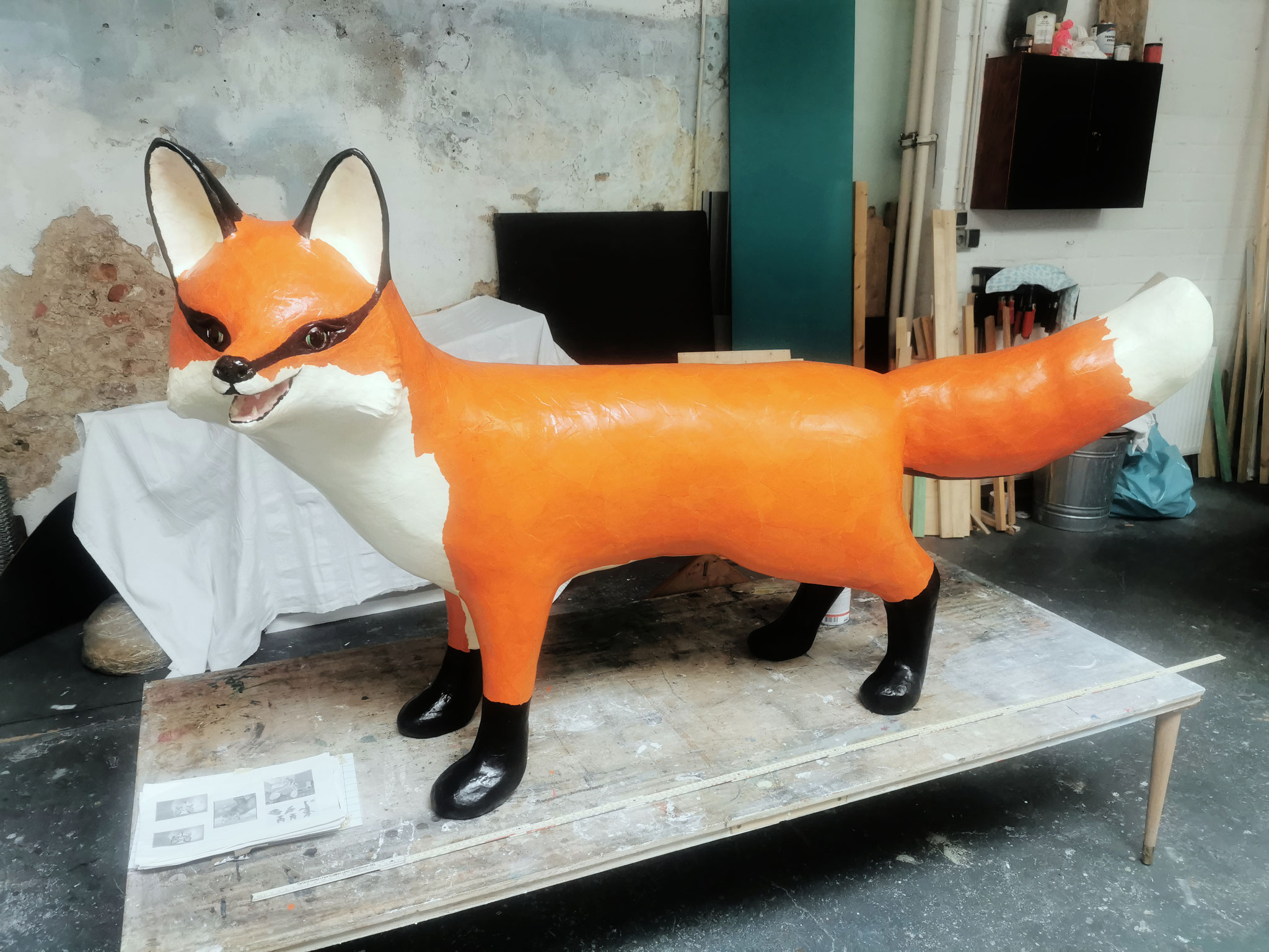 Wildling-Shoes Fuchs-Aufstellfigur