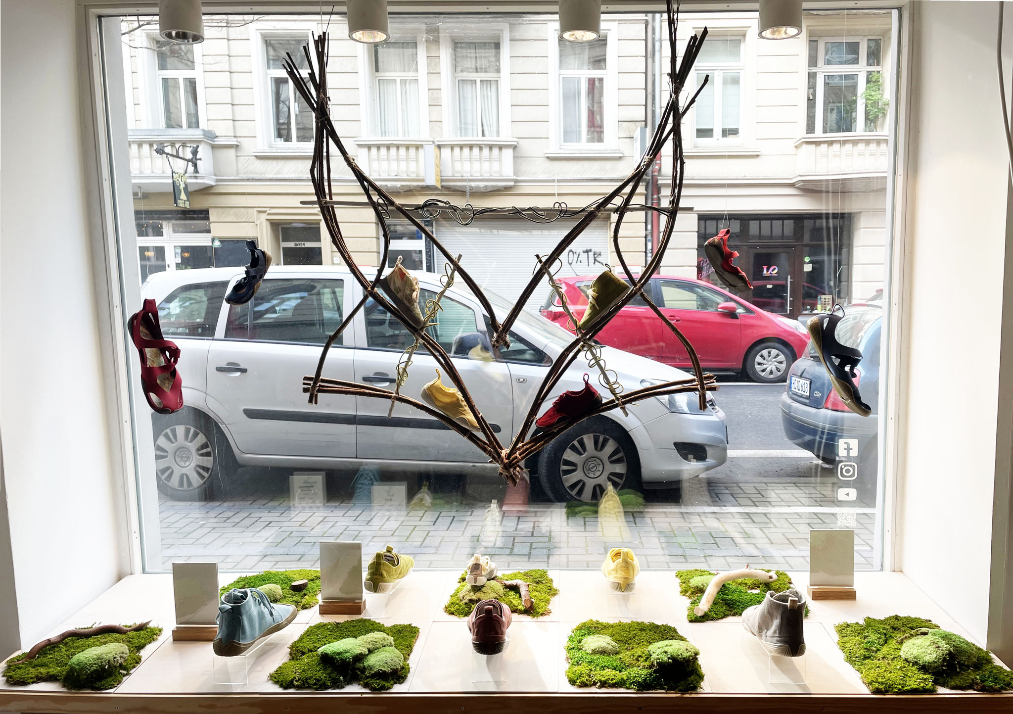 Wildling-Shoes Schaufenster Showroom Köln