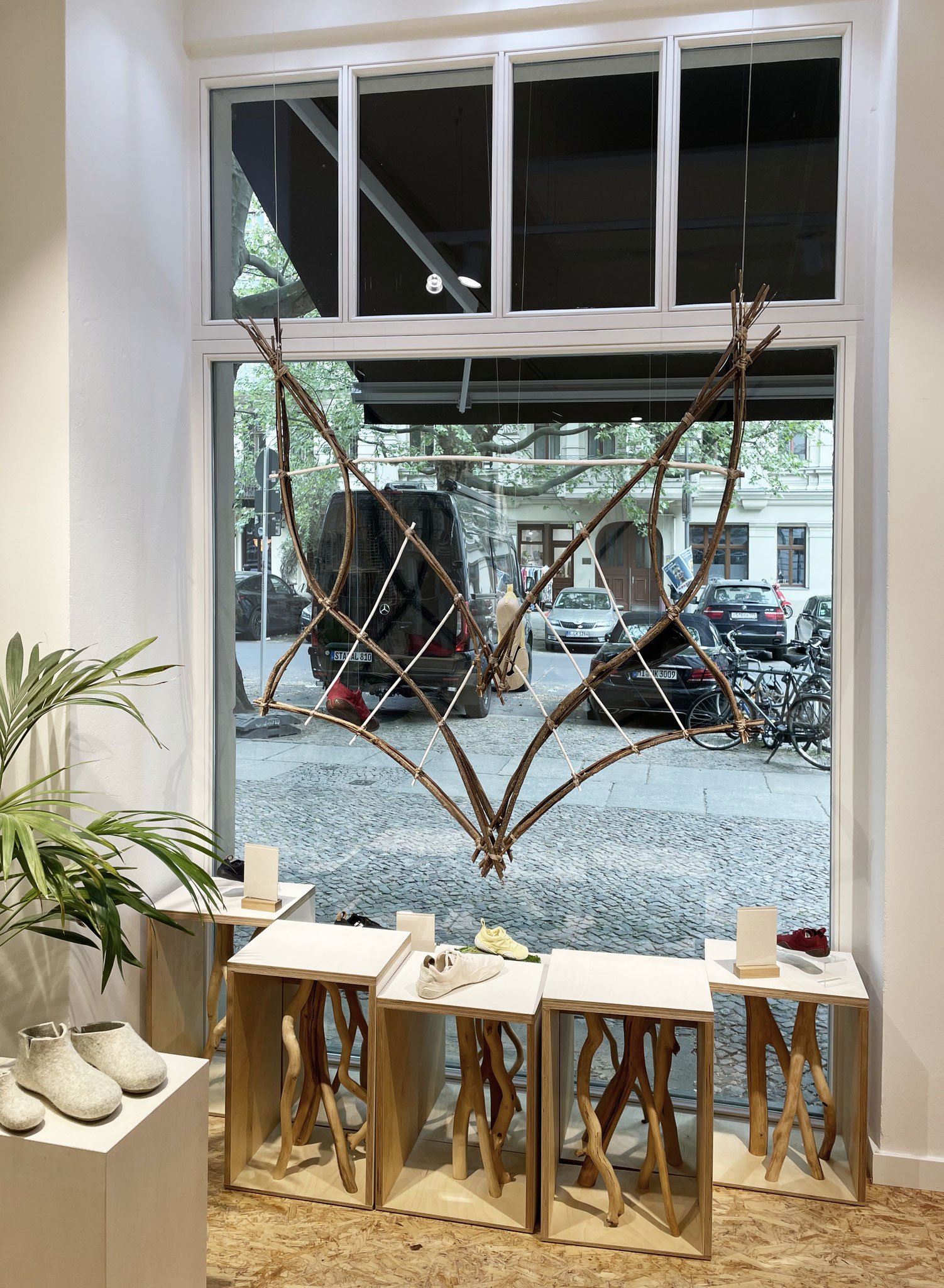 Wildling-Shoes Schaufenster Showroom Berlin