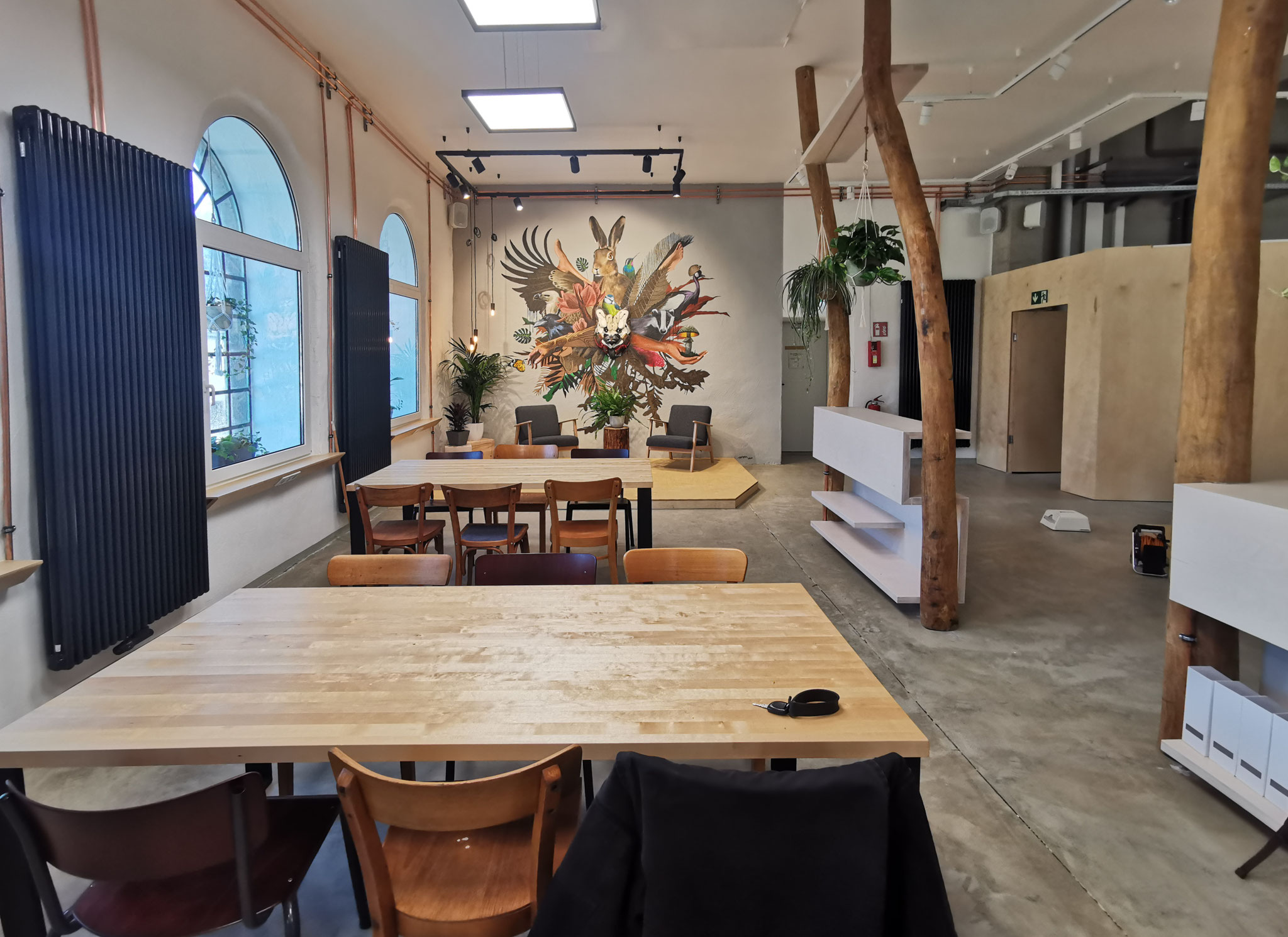 Café, Coworking, Aufenthalt