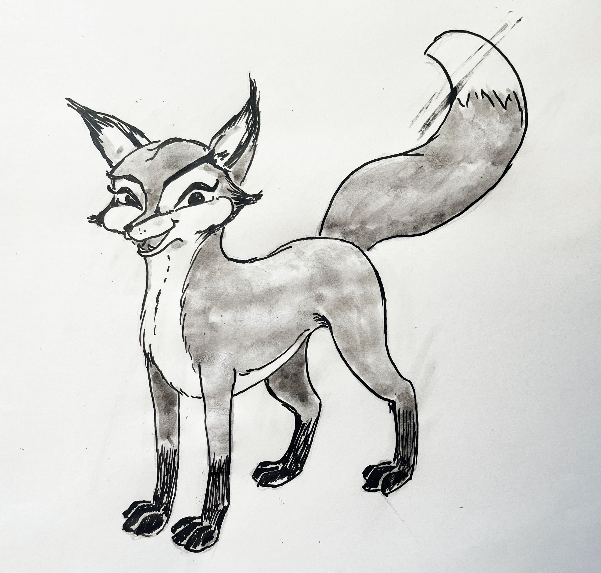 Entwurf Wildling Fuchsfigur