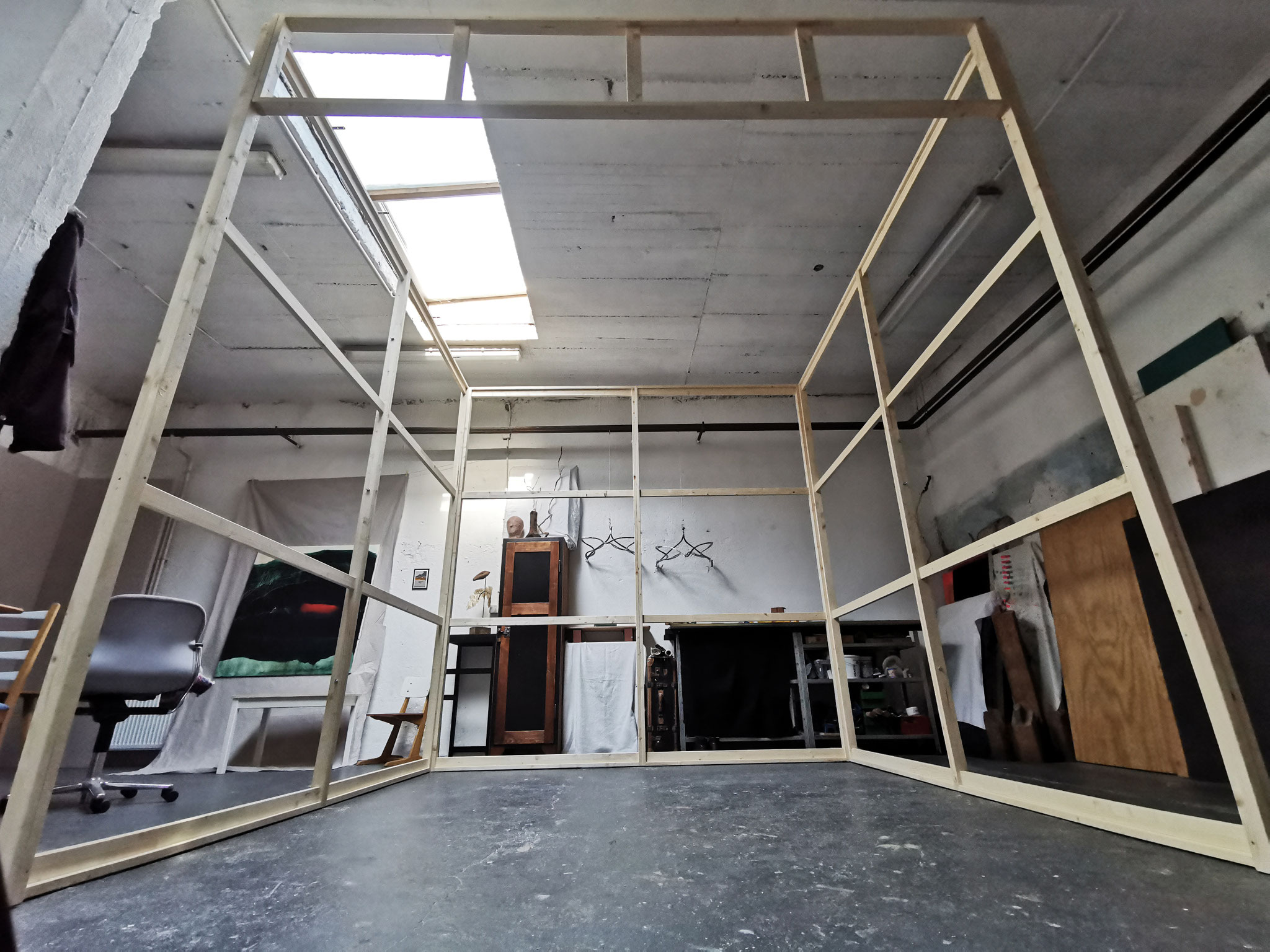 Grundgerüst/Module für Messecube