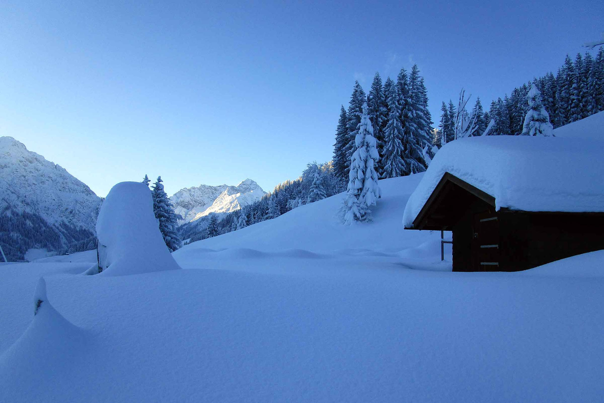 Ferienwohnung im Kleinwalsertal, Huber Andrea & Andreas, Winterglück