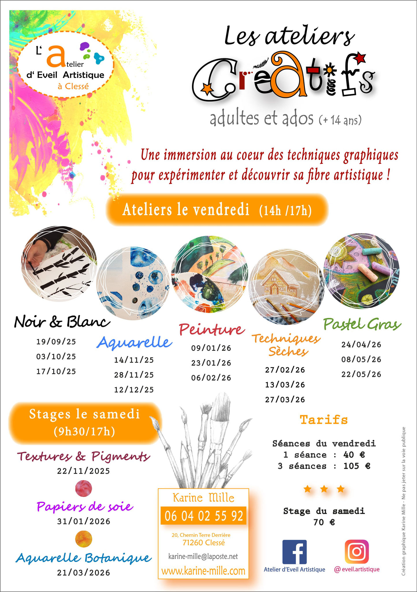 Ateliers Créatifs Ados/Adultes