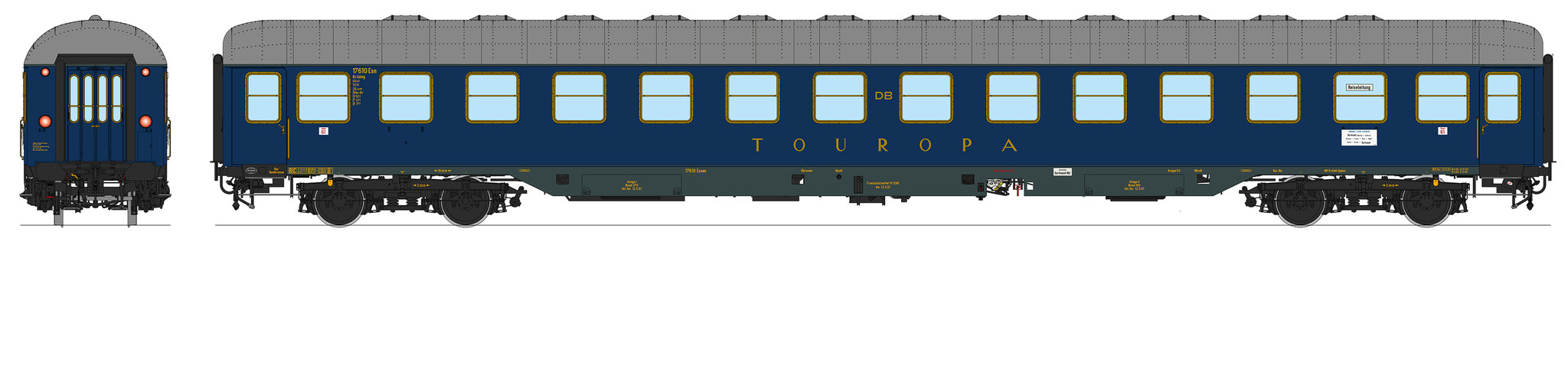 Colorierung Best-Nr. 15132, Ep. 3b, Liegewagen