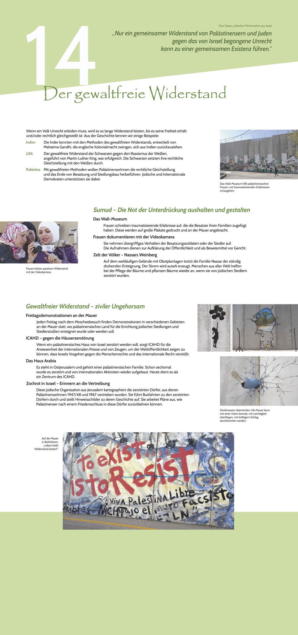 Der gewaltfreie Widerstand
