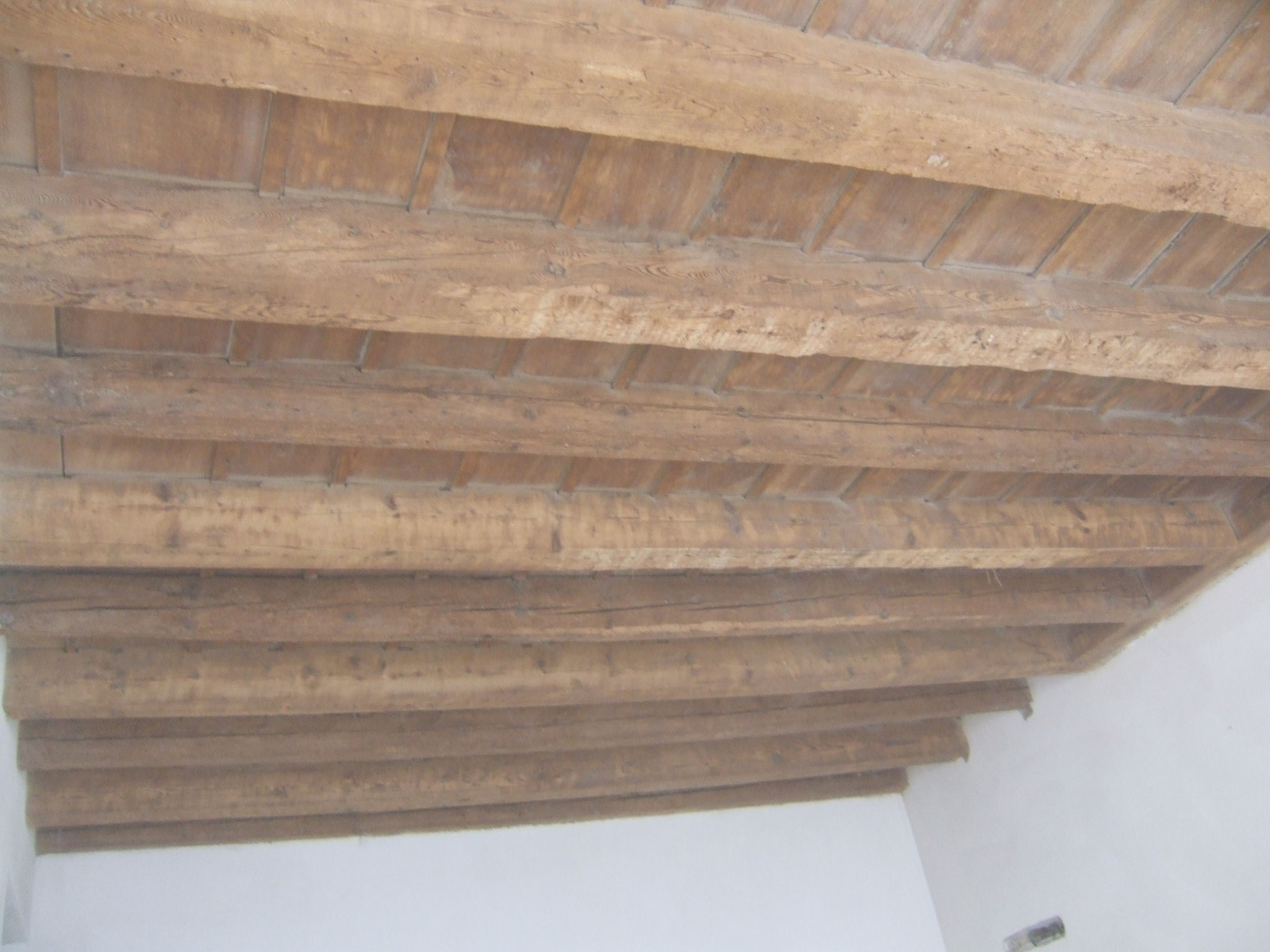 Solaio in legno dopo