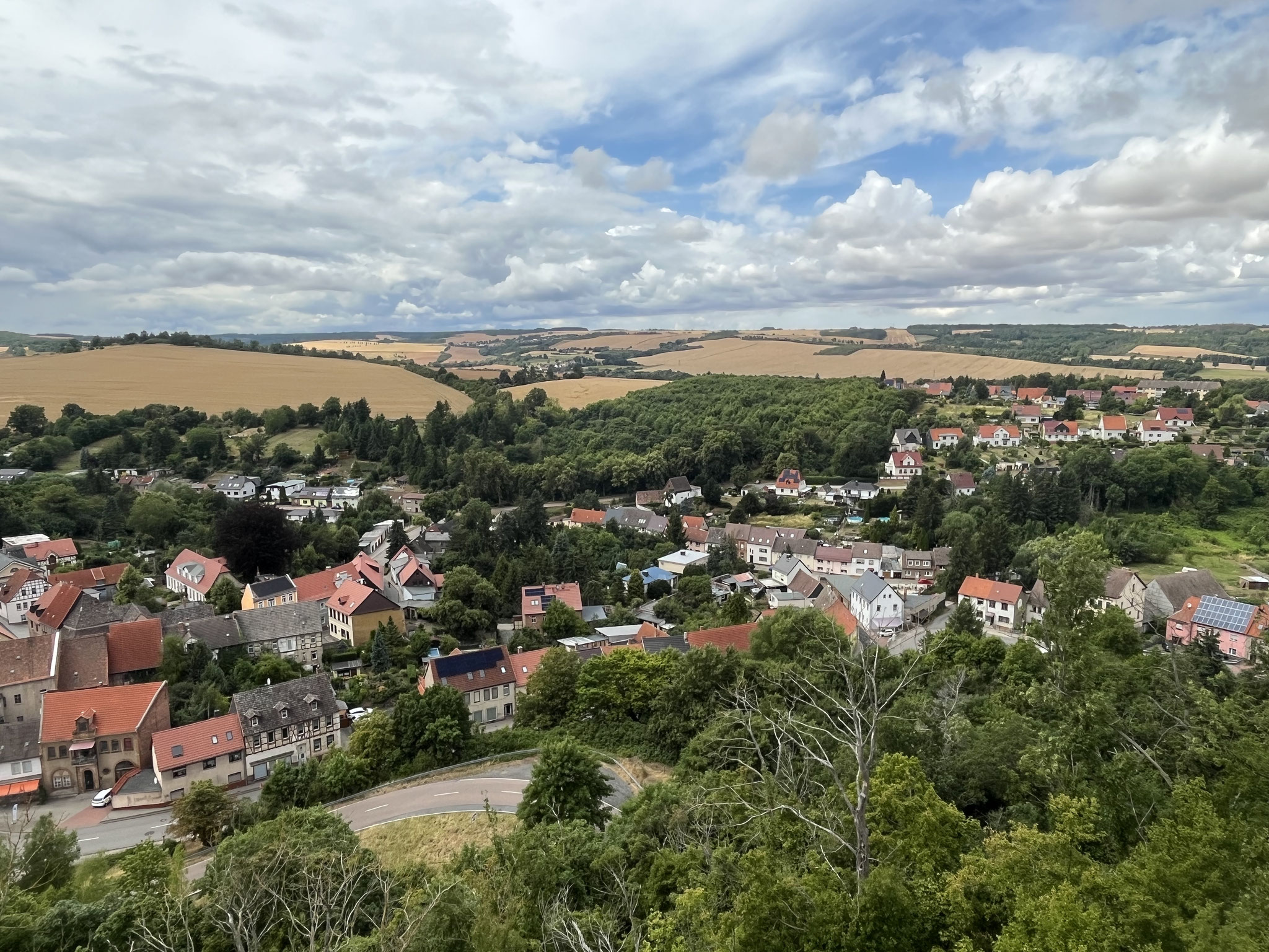 Blick auf Mansfeld