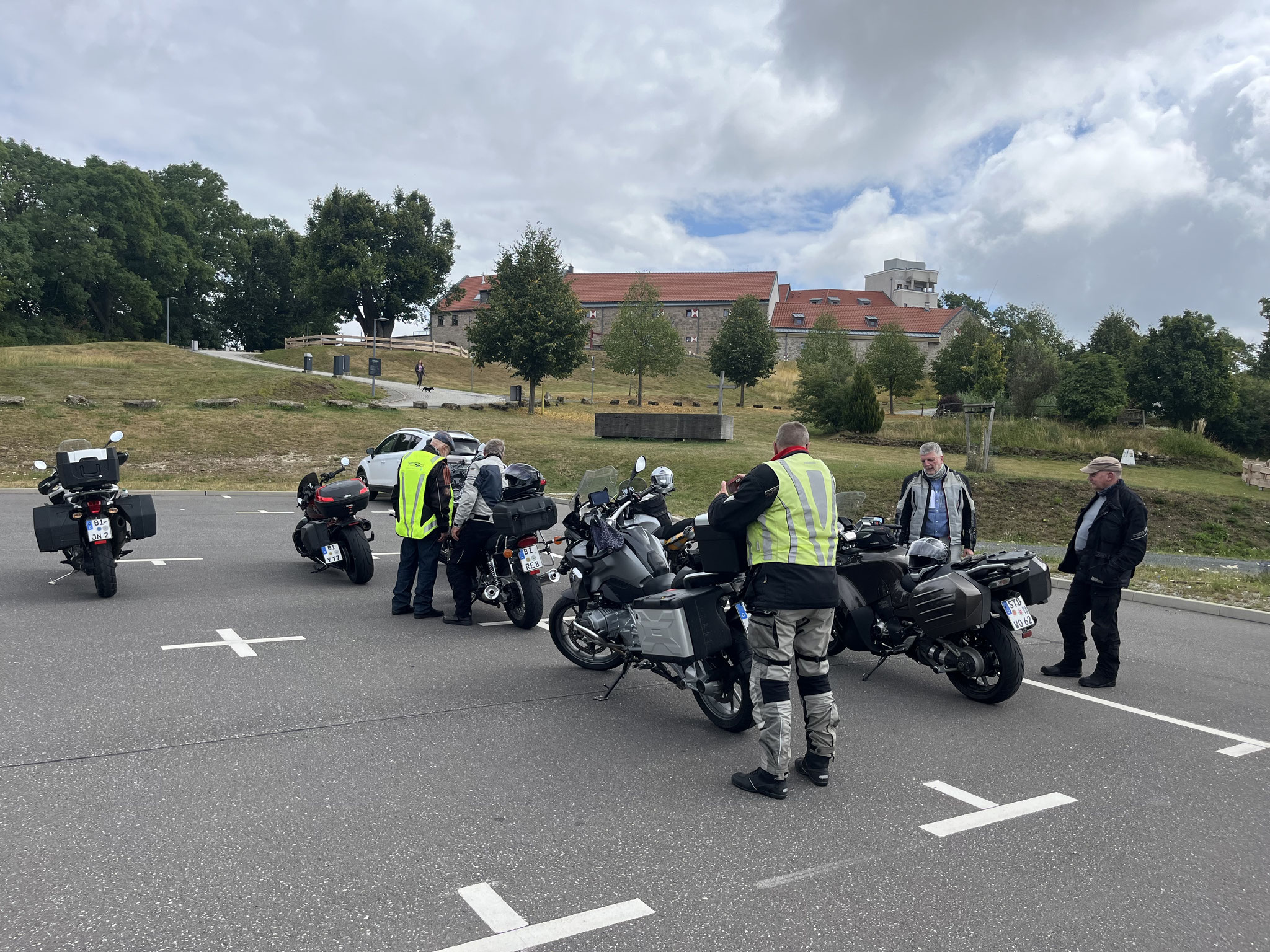 Stopp auf Burg Scharfenstein