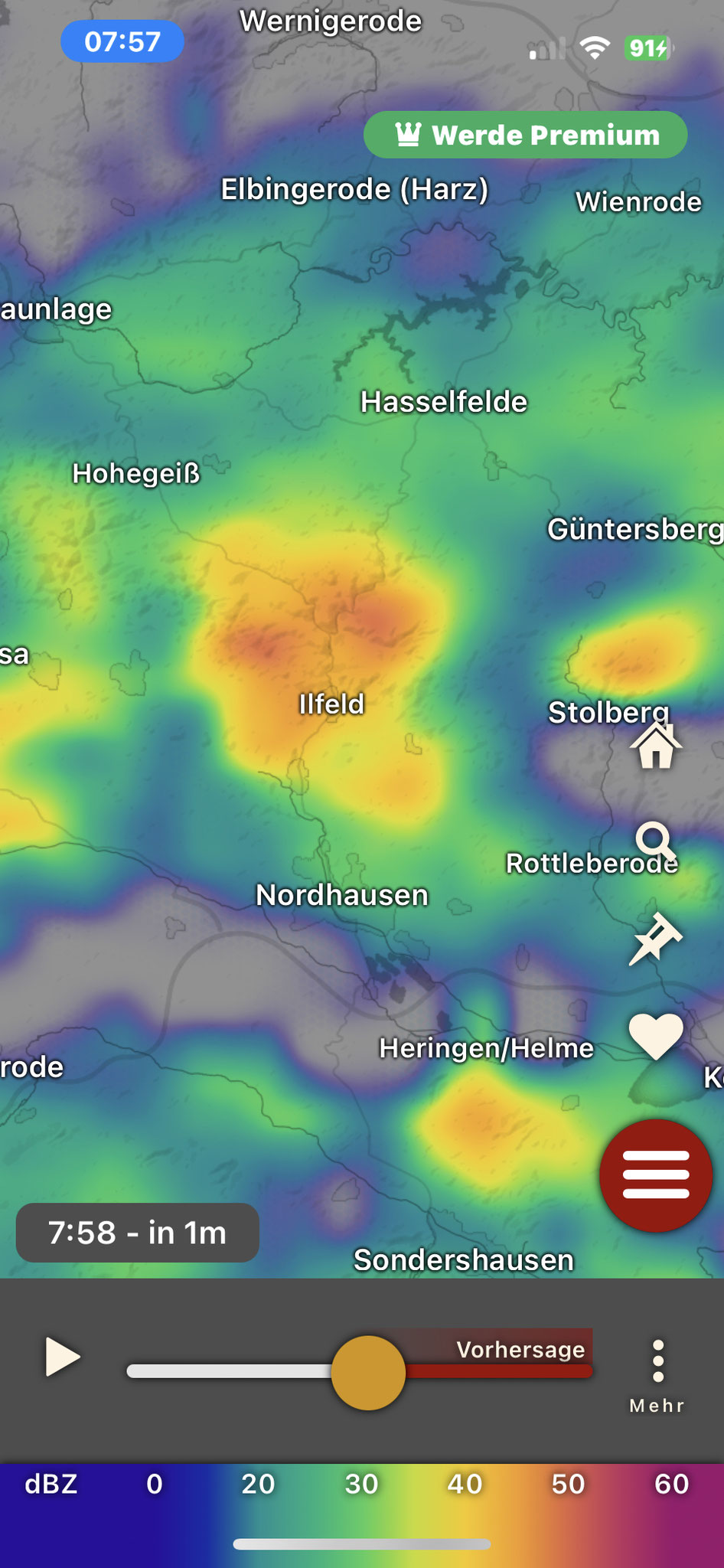 Wetteraussicht sieht nicht gut aus..