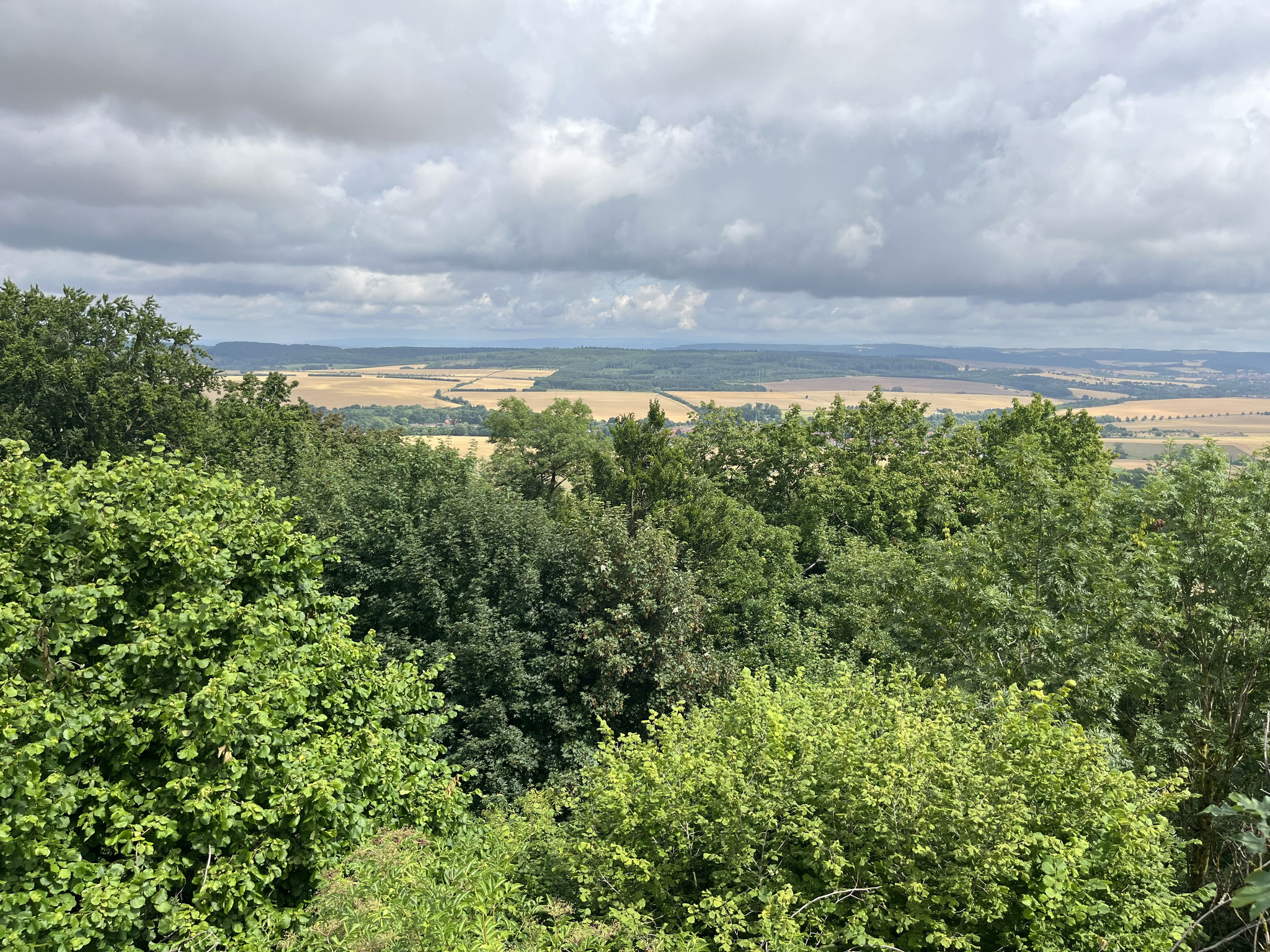 Irgendwo ganz hinten ist der Brocken