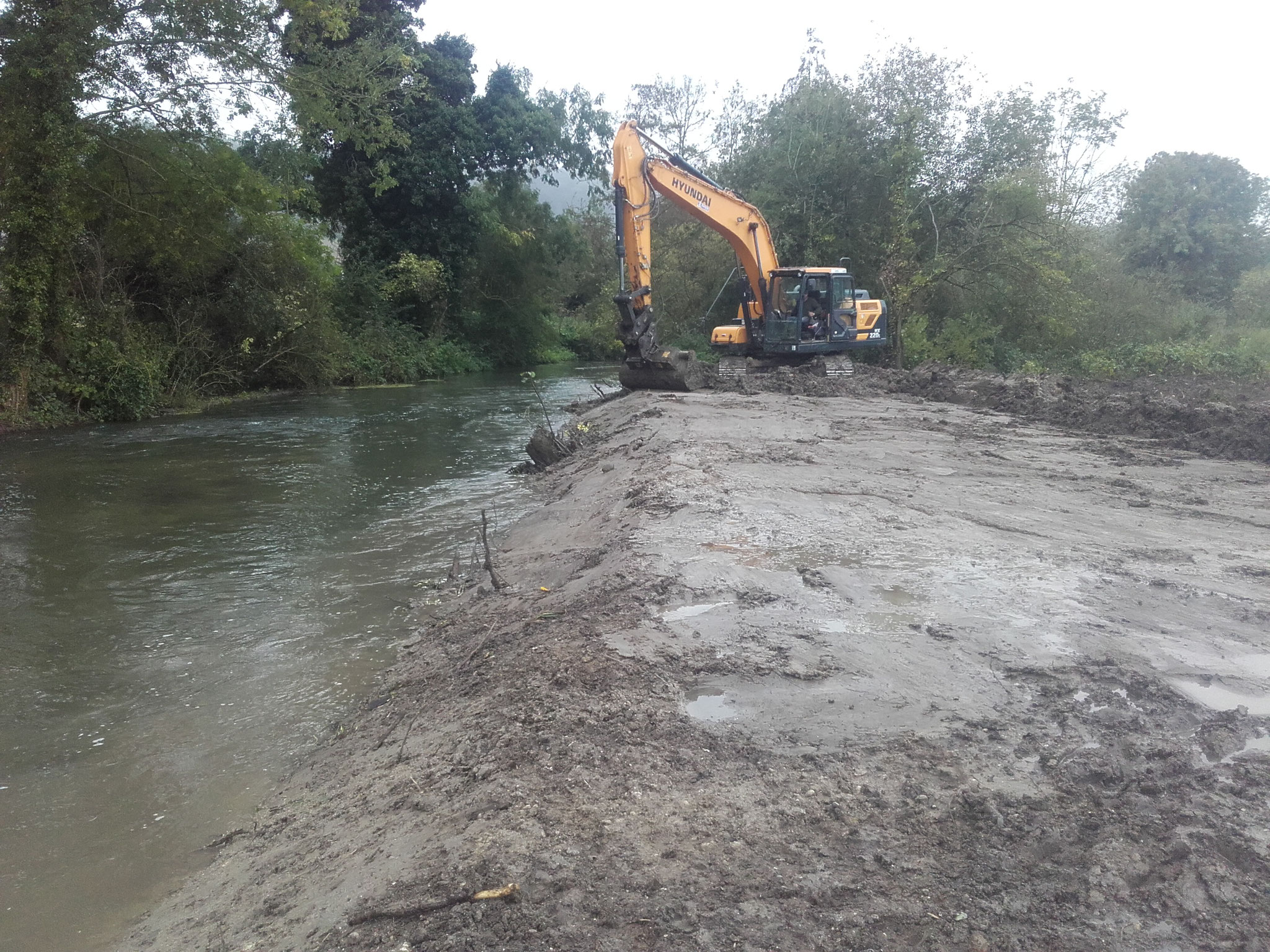 Reprise des berges bras usinier