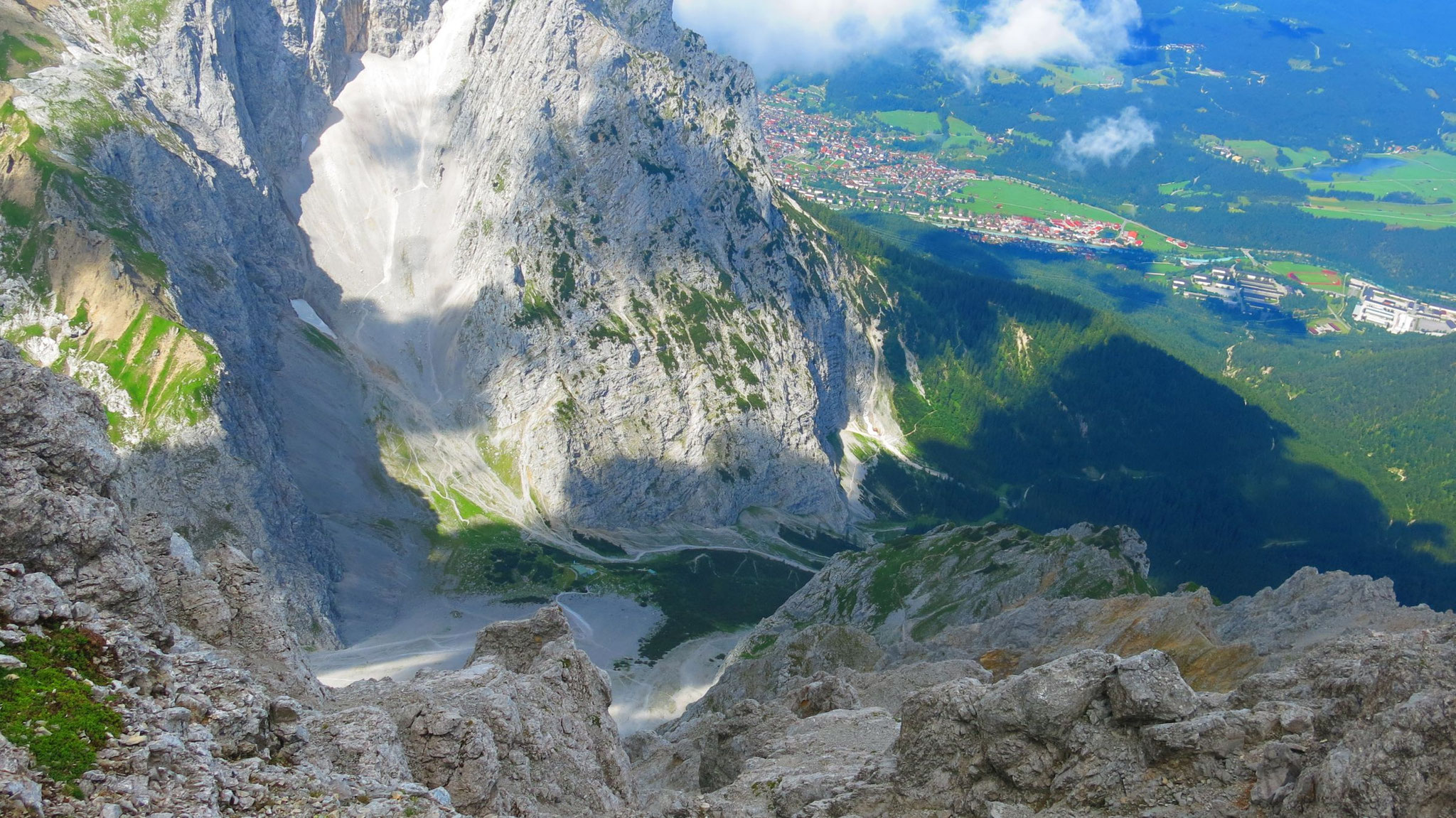 Dammkar, im Tal Mittenwald