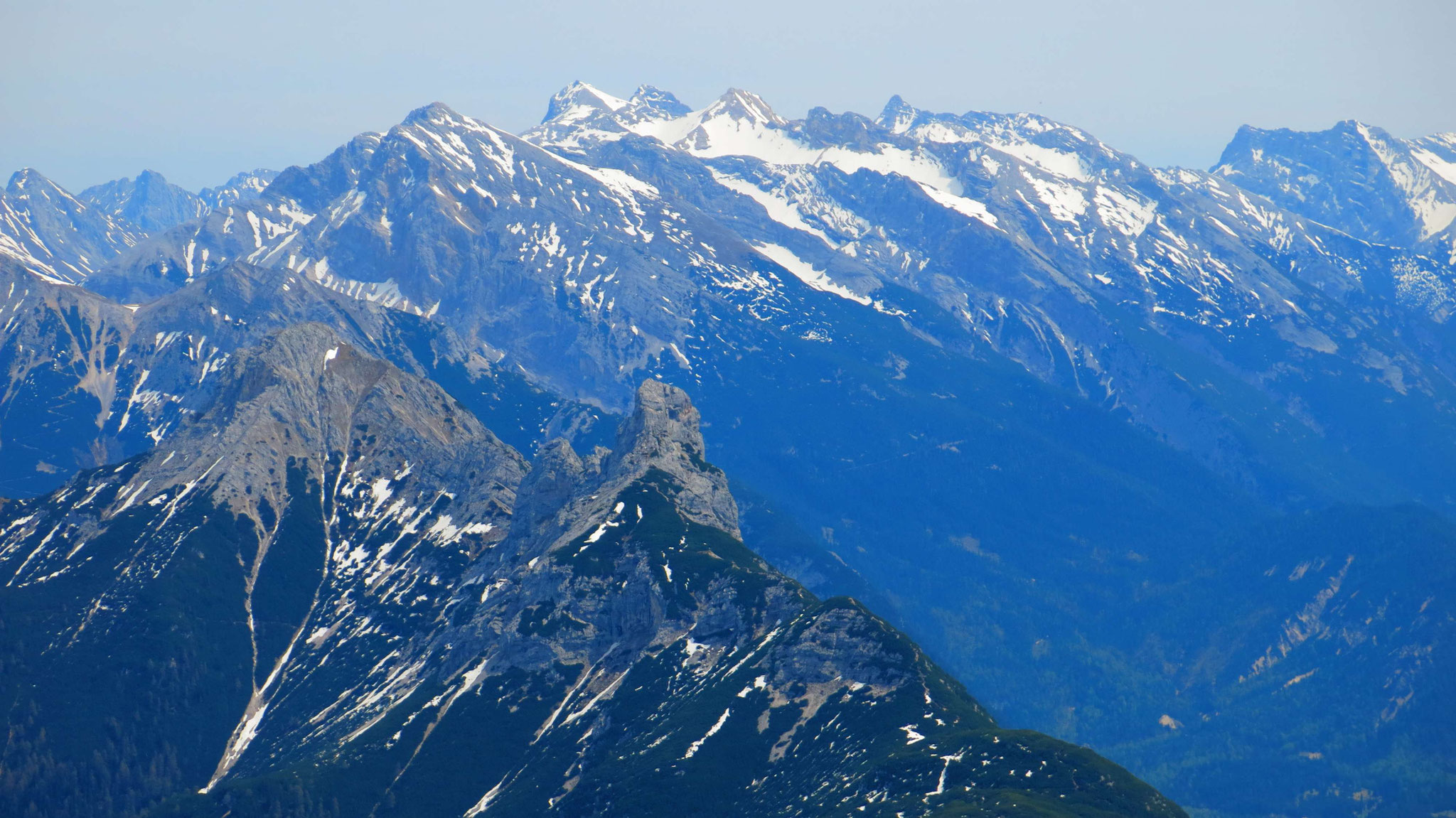 Arnplattenspitze vor Karwendel