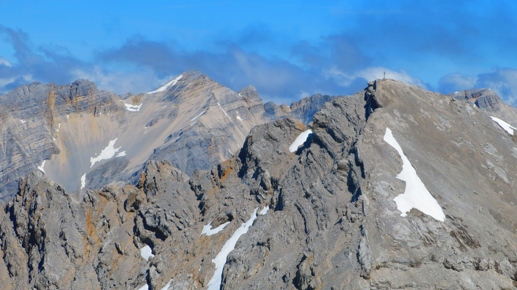 Grosse Seekarspitze hinter der Hinteren Bachofenspitze