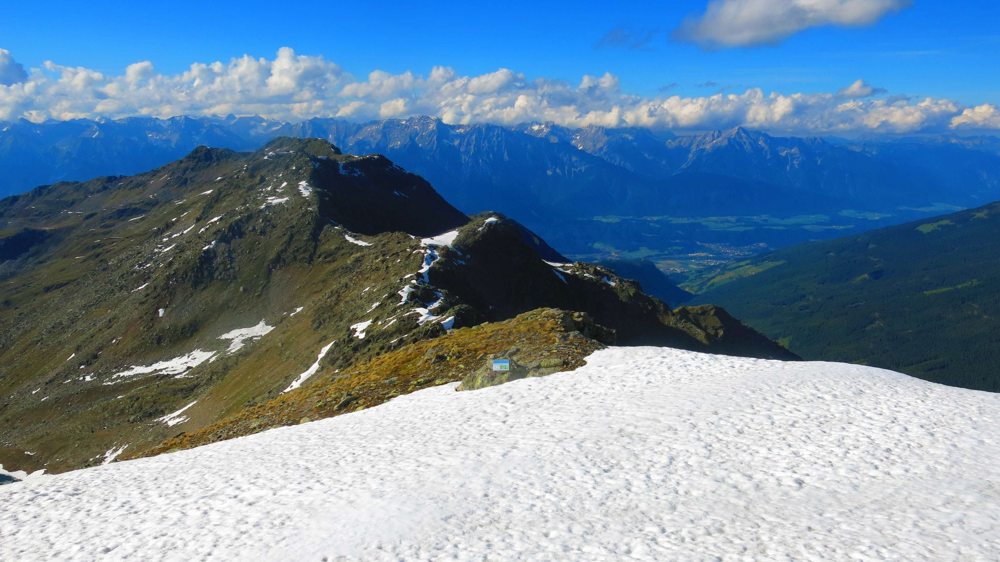 Nach Norden in Richtung Karwendel und Inntal