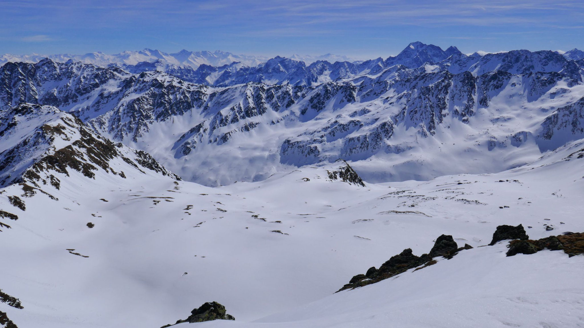 Äußerer Bremsstall, eine weitere Abfahrtsmöglichkeit zur Potsdamer Hütte