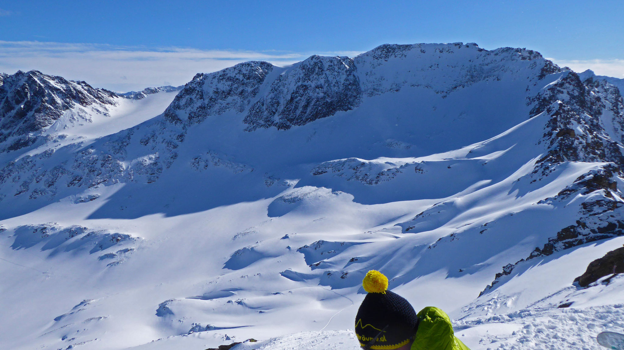 Holgers Haube vor dem Zwieselbacher Rosskogel