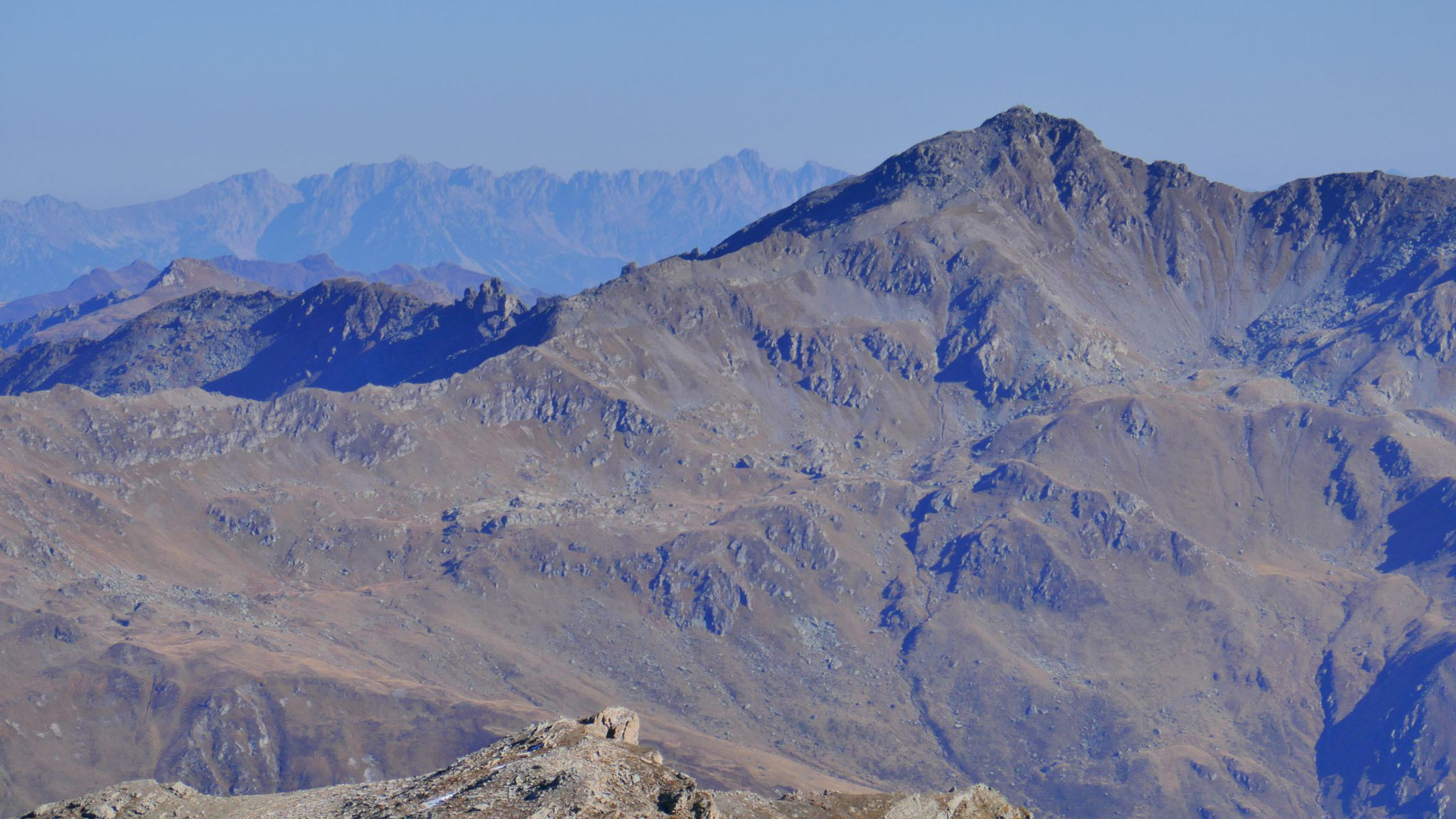 Rastkogel, links dahinter Wilder Kaiser